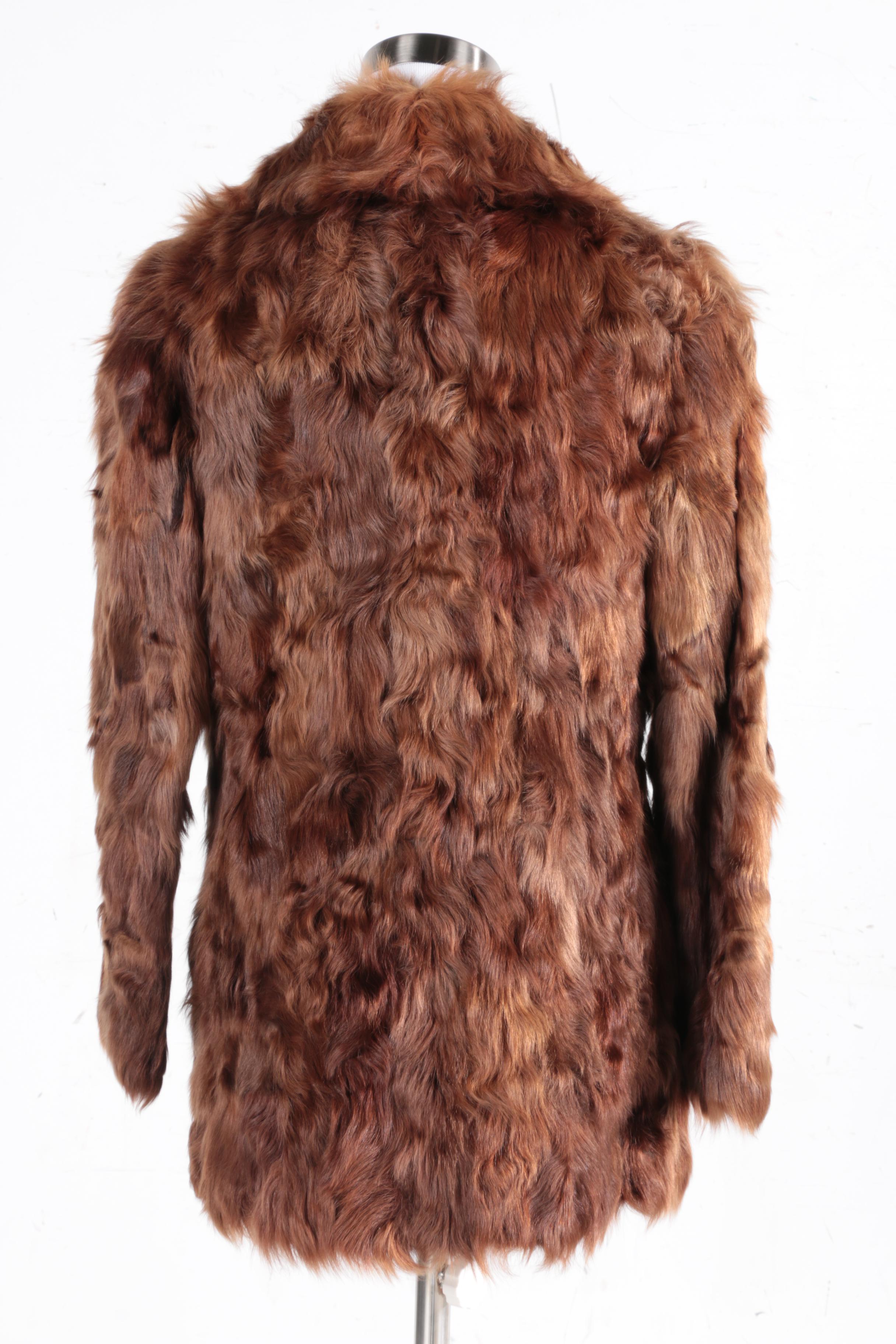 Vintage Goat Fur Coat EBTH