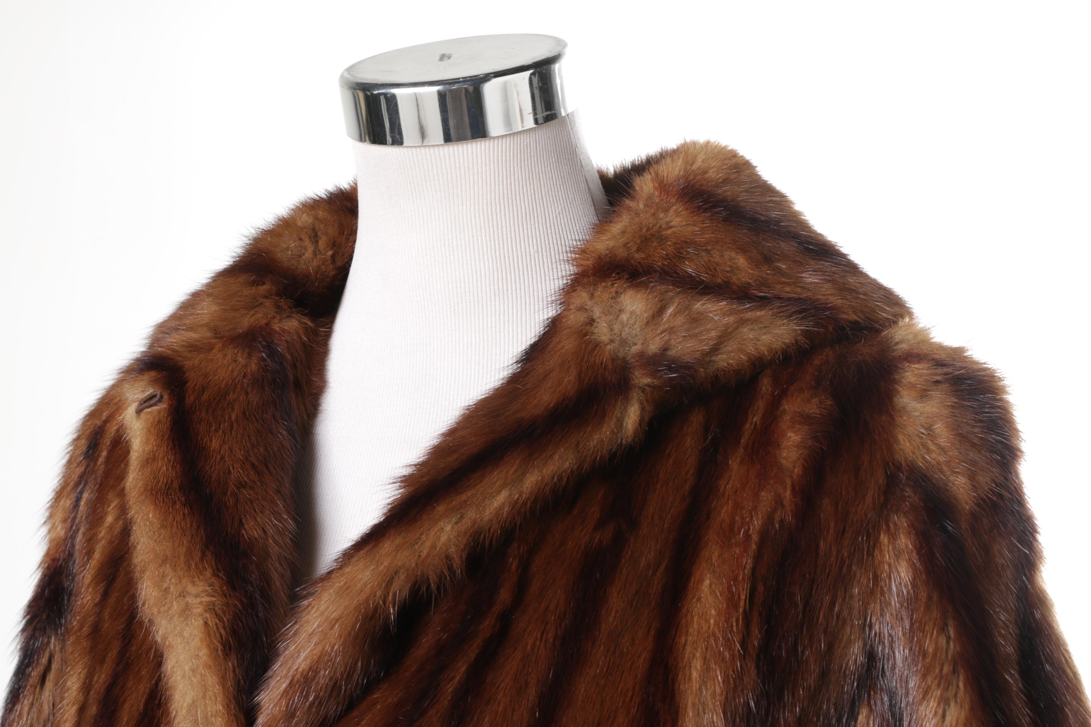 Vintage Marmot Fur Coat EBTH