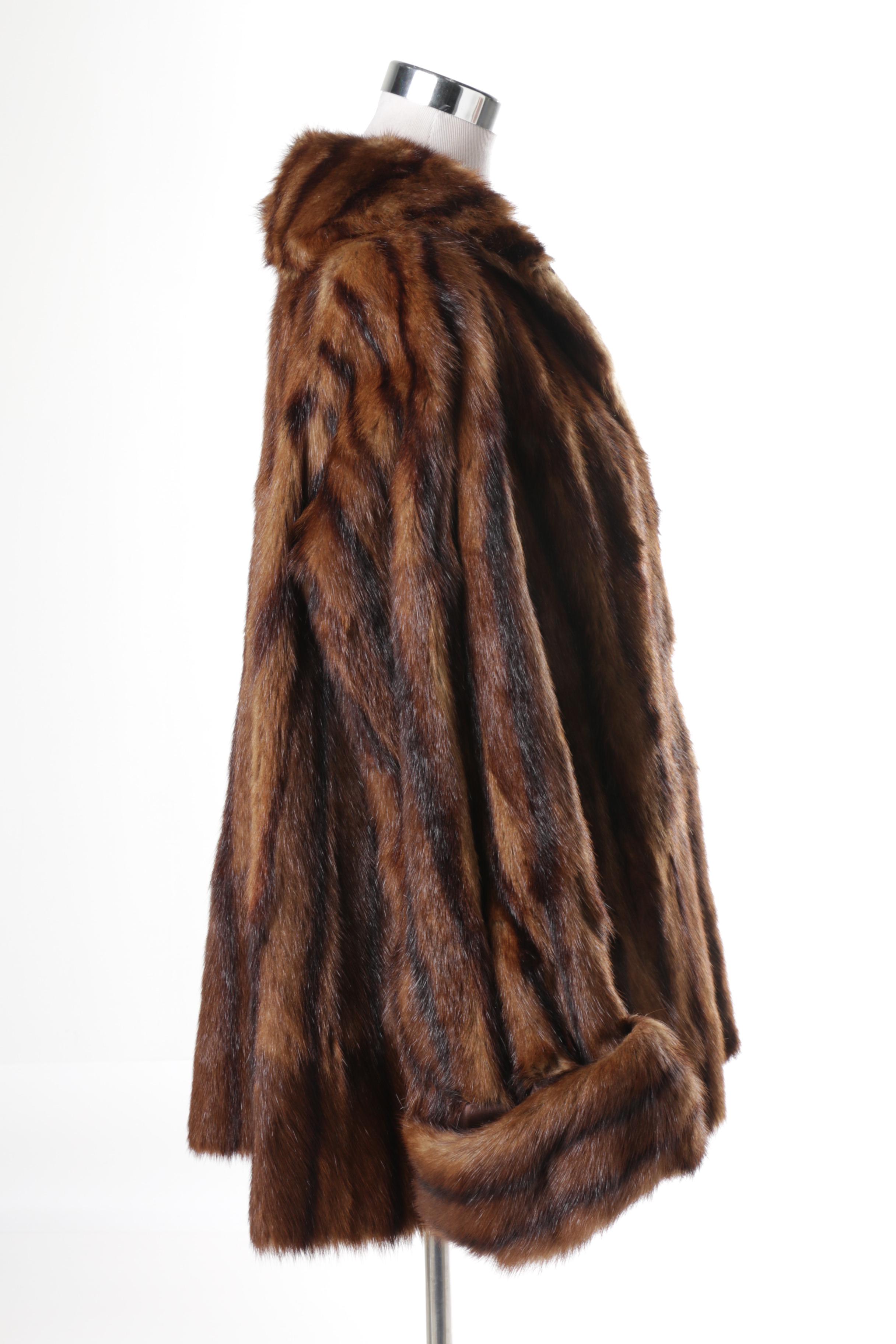 Vintage Marmot Fur Coat EBTH