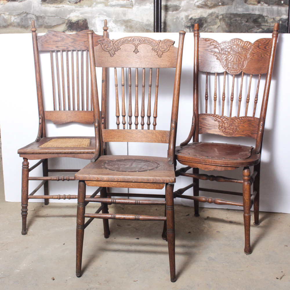 spindle backed chairs