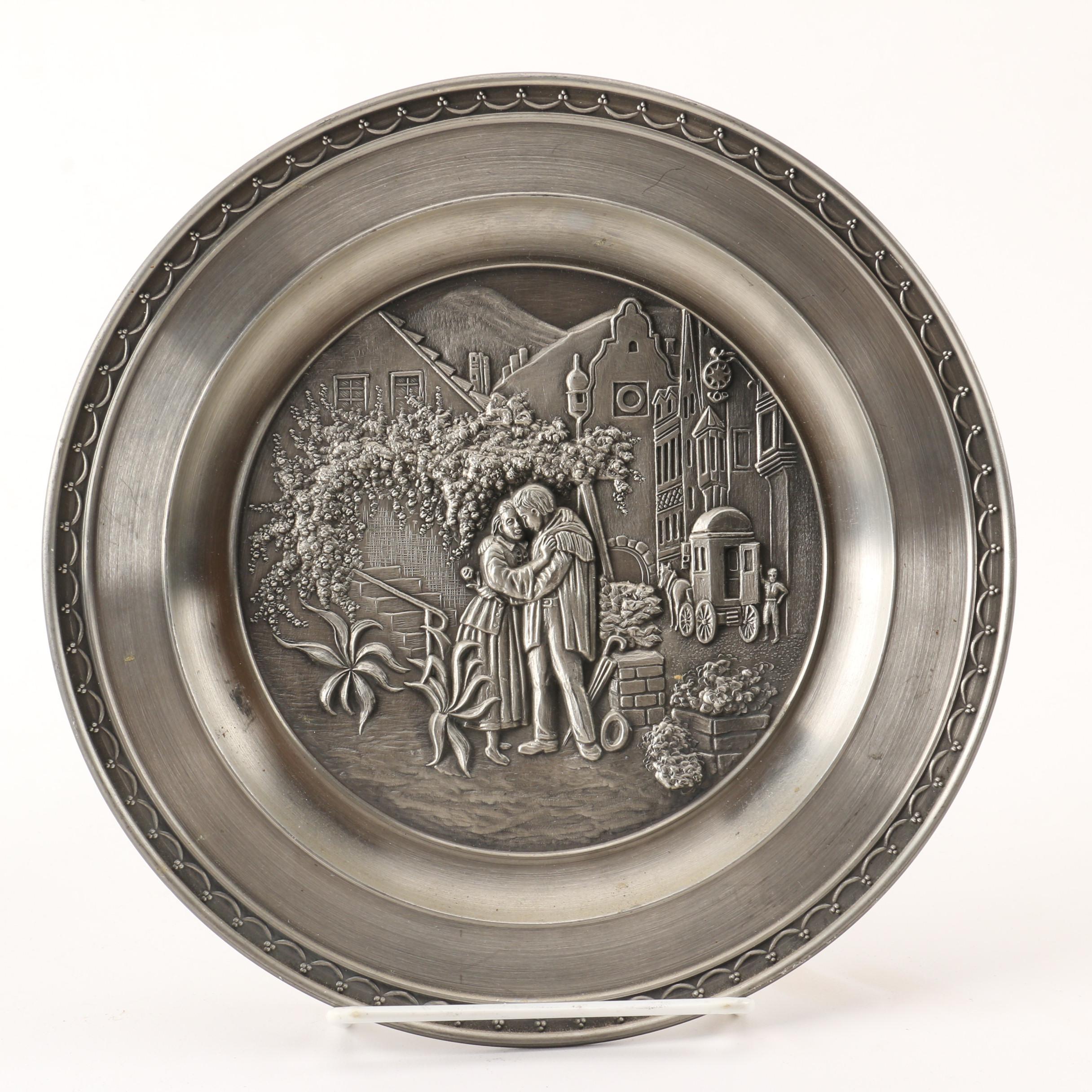 Artina and BMF Decorative German Pewter Plates EBTH