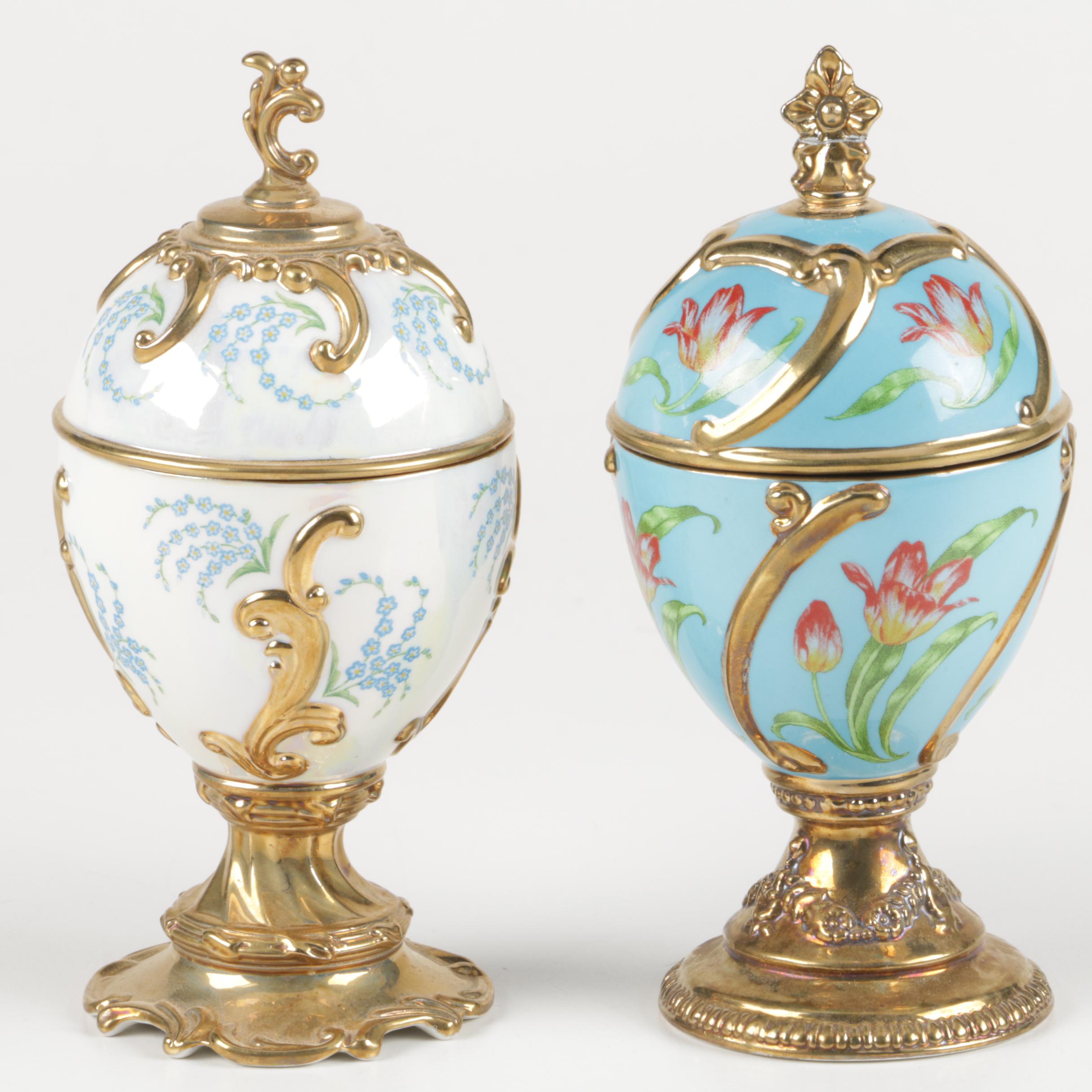 House of Faberge Musical Eggs EBTH