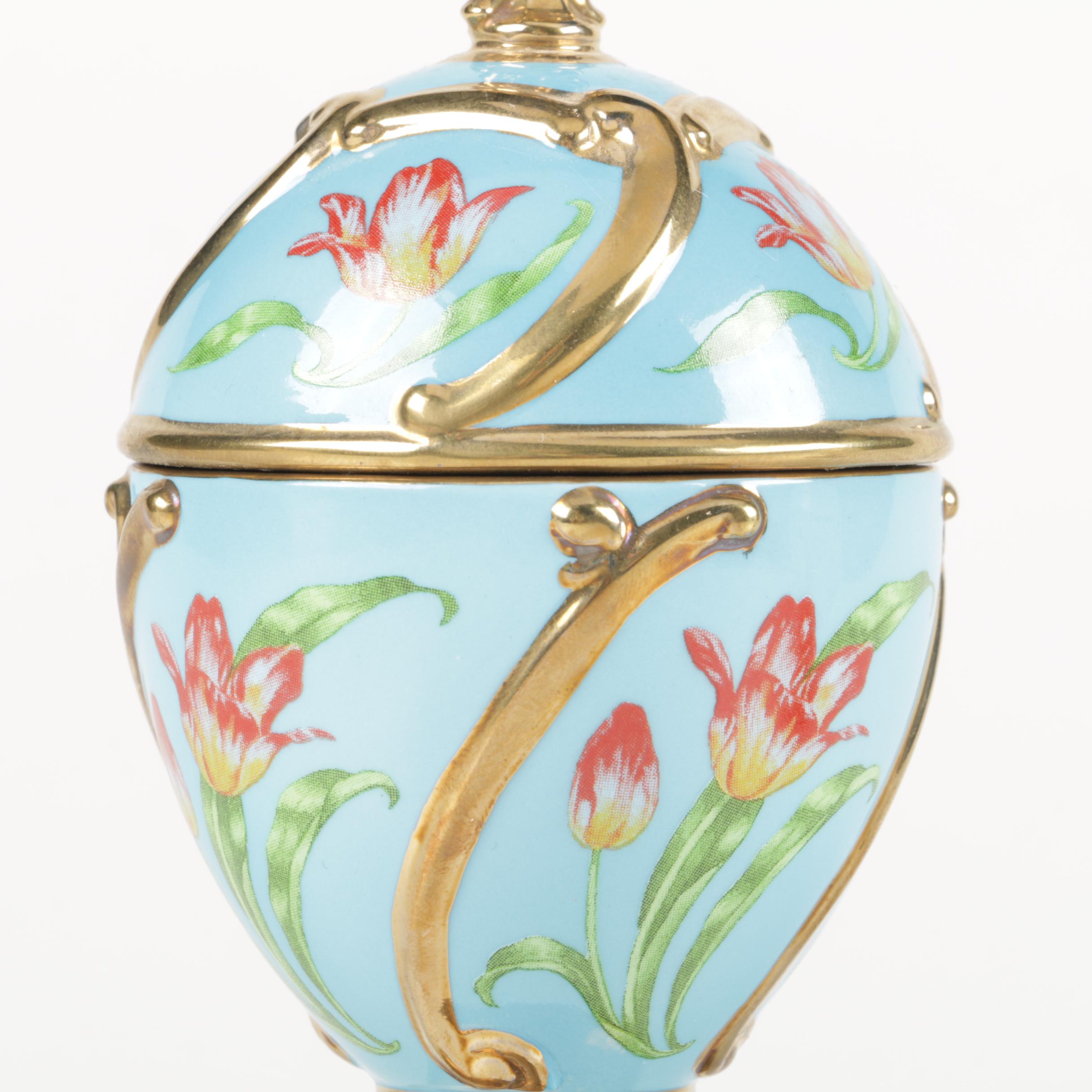 House of Faberge Musical Eggs EBTH