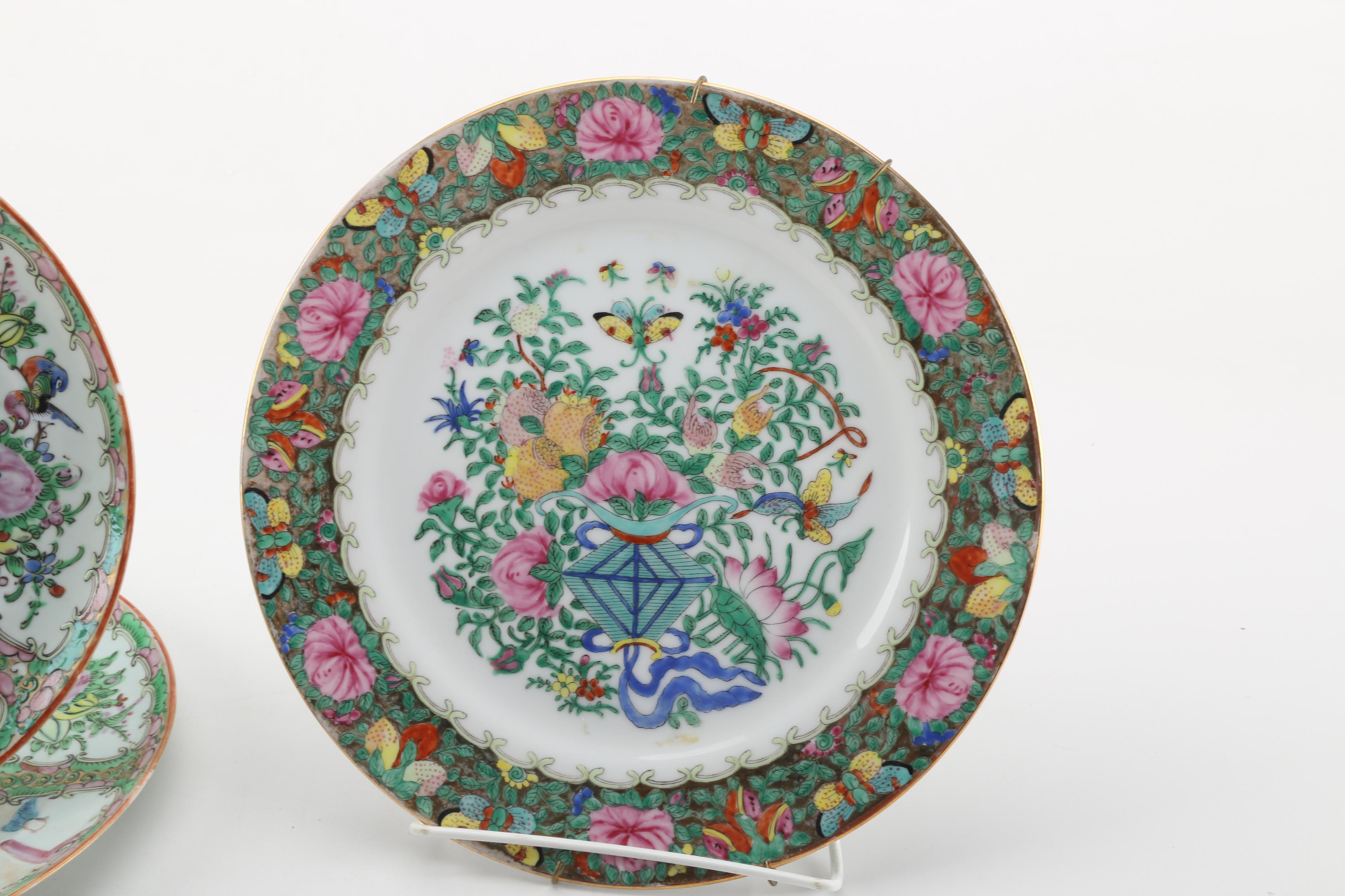 Three Decorative Porcelain Plates Featuring B. Altman | EBTH