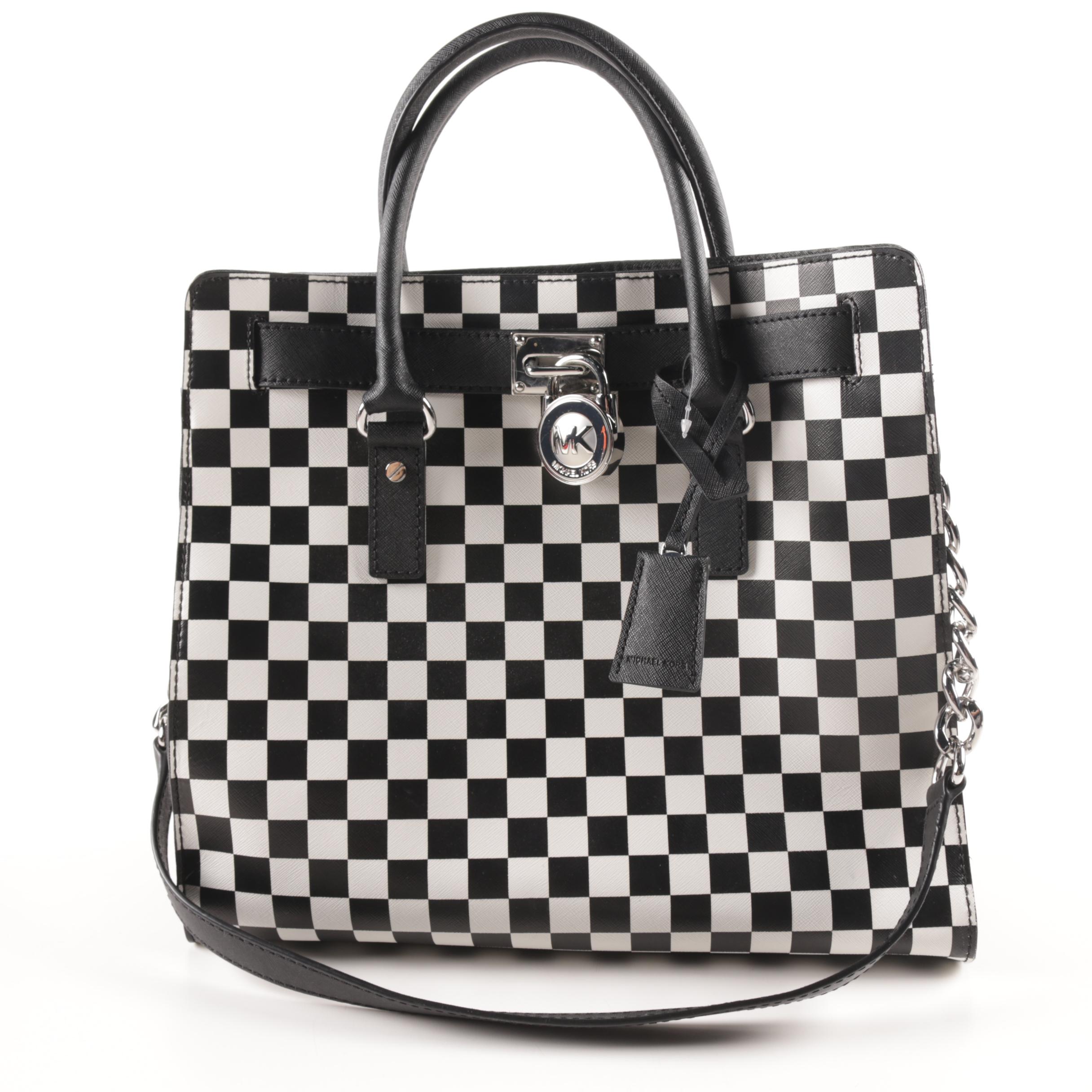 michael kors checkered bag