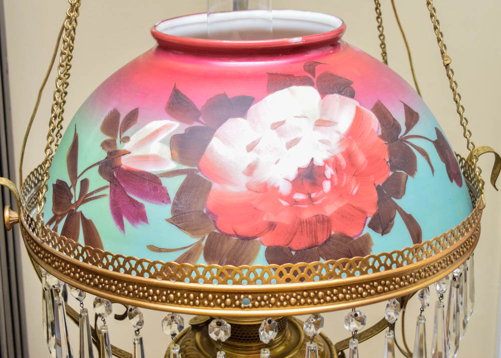 Victorian Brass Pendant Light EBTH