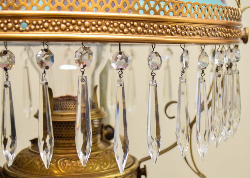 Victorian Brass Pendant Light EBTH