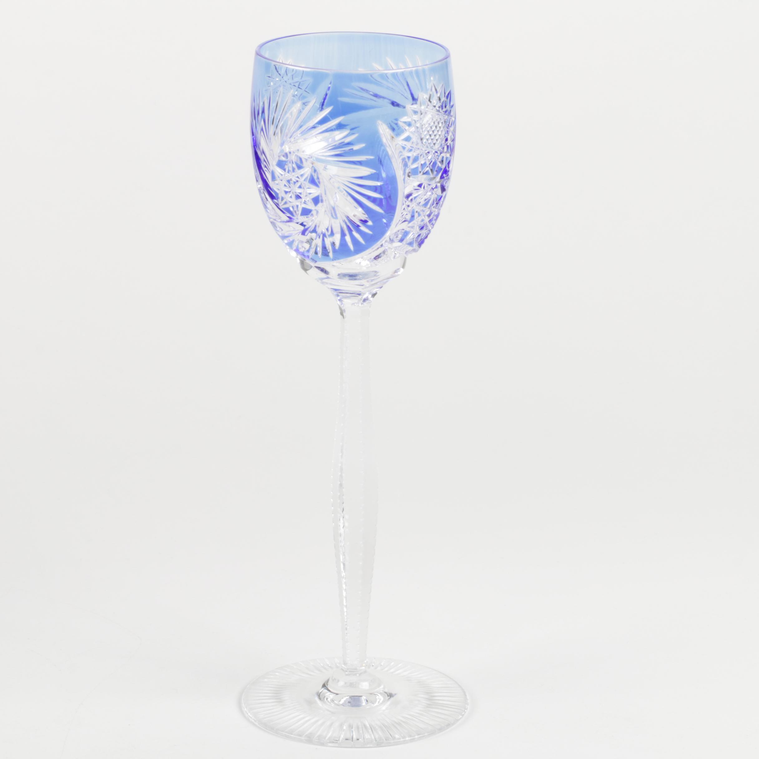 Bohemian Cordial Glass Stemware EBTH