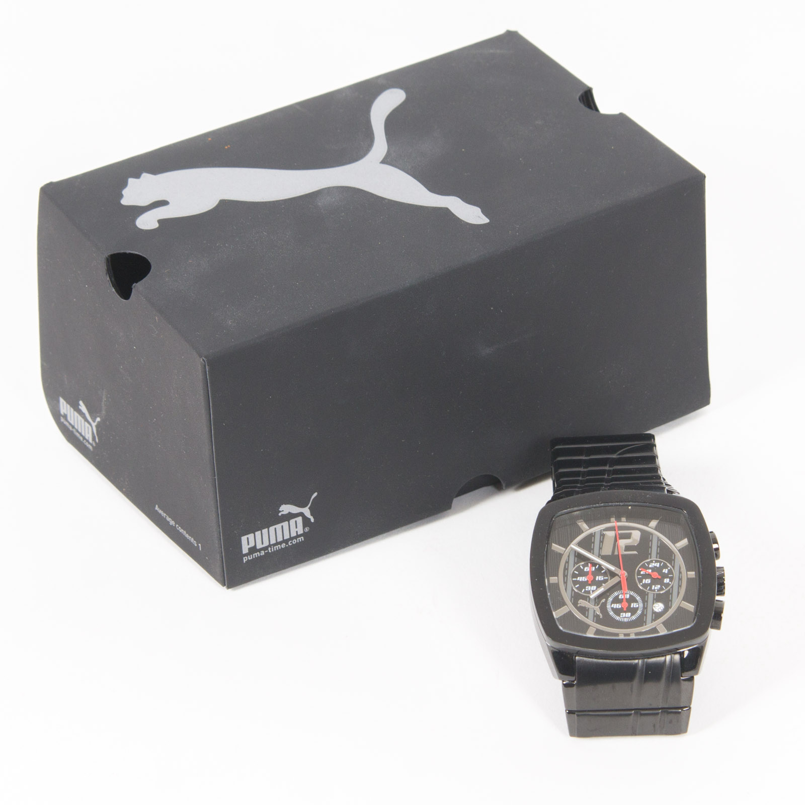 puma take pole position watch stainless steel 805