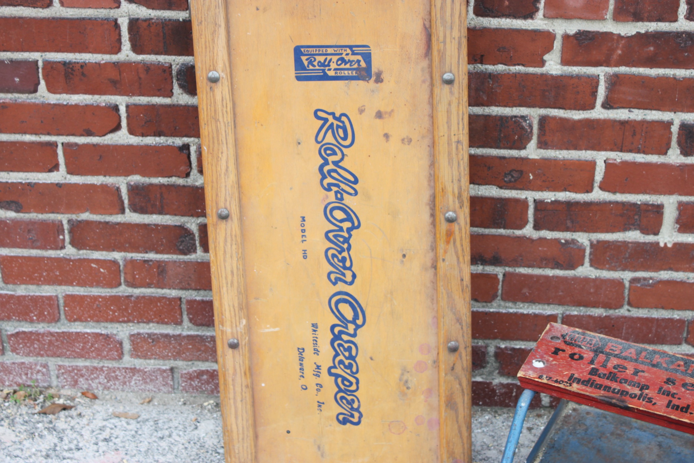 RollOver Creeper and Napa Balkamp Roller Seat EBTH