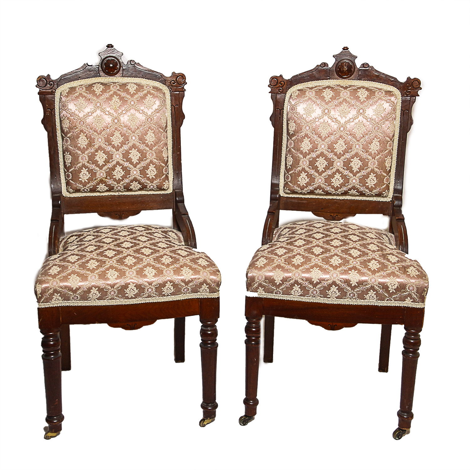 Antique Eastlake Style Chair Pair EBTH