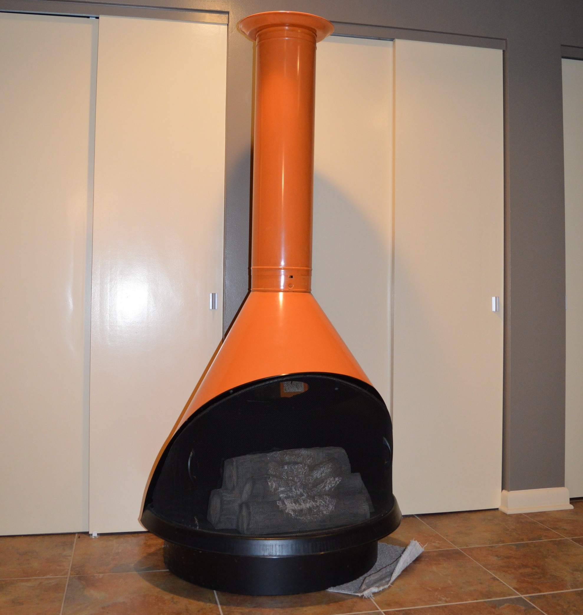 Retro Preway Cone Freestanding Electric Fireplace EBTH