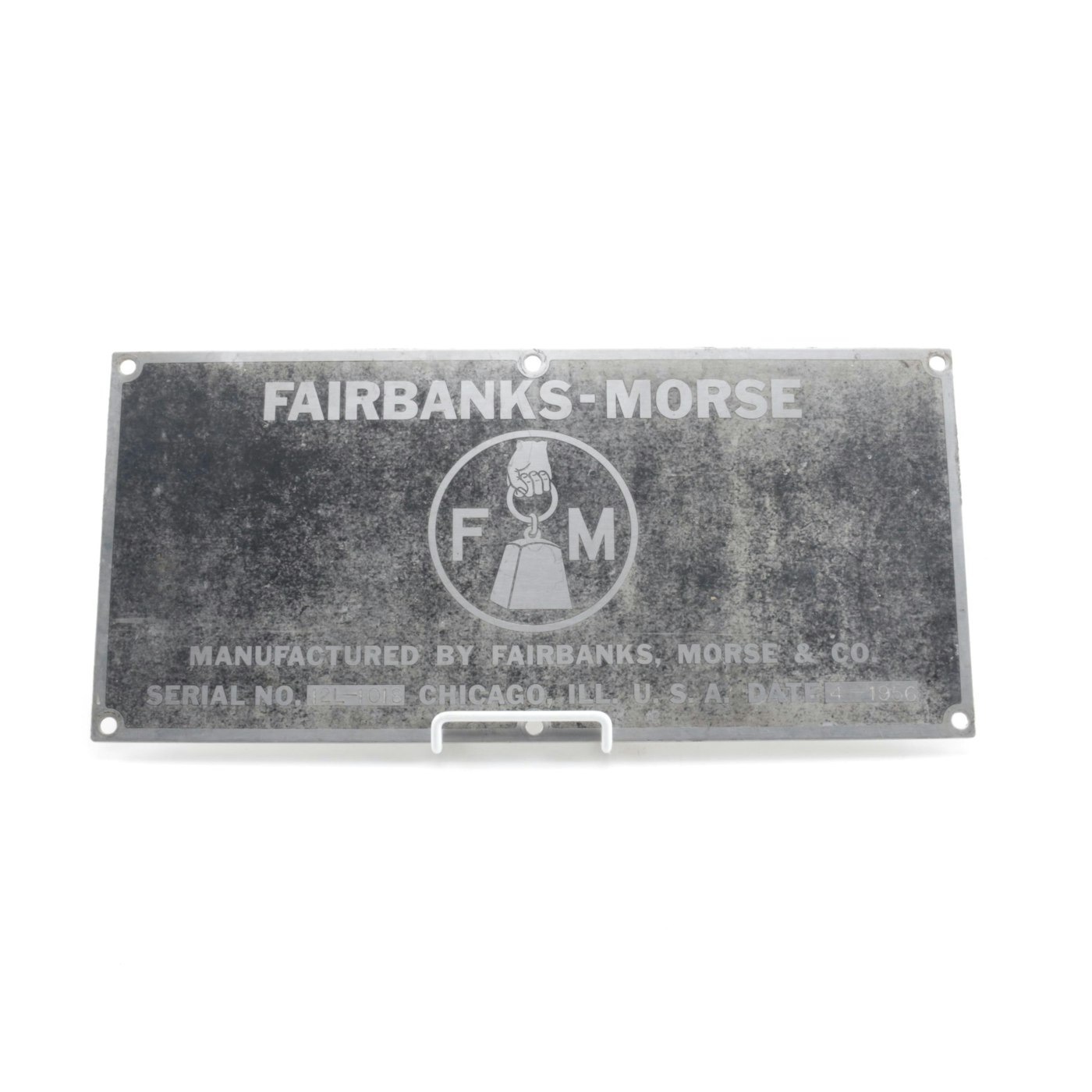 Fairbanks Morse Scale Serial Numbers