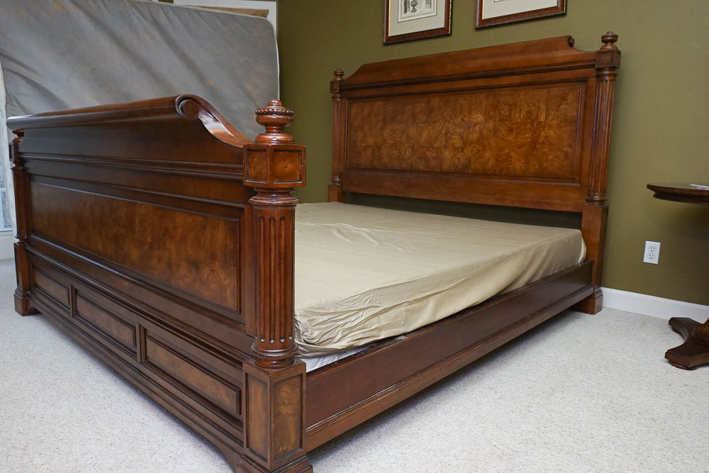 Empire Style King Bed Frame by Ethan Allen EBTH