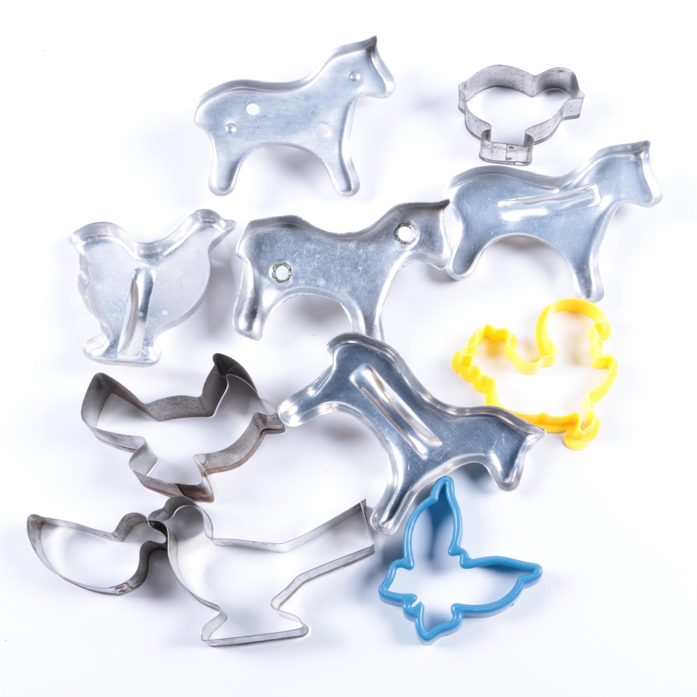 Metal Farm Animal Cookie Cutters EBTH
