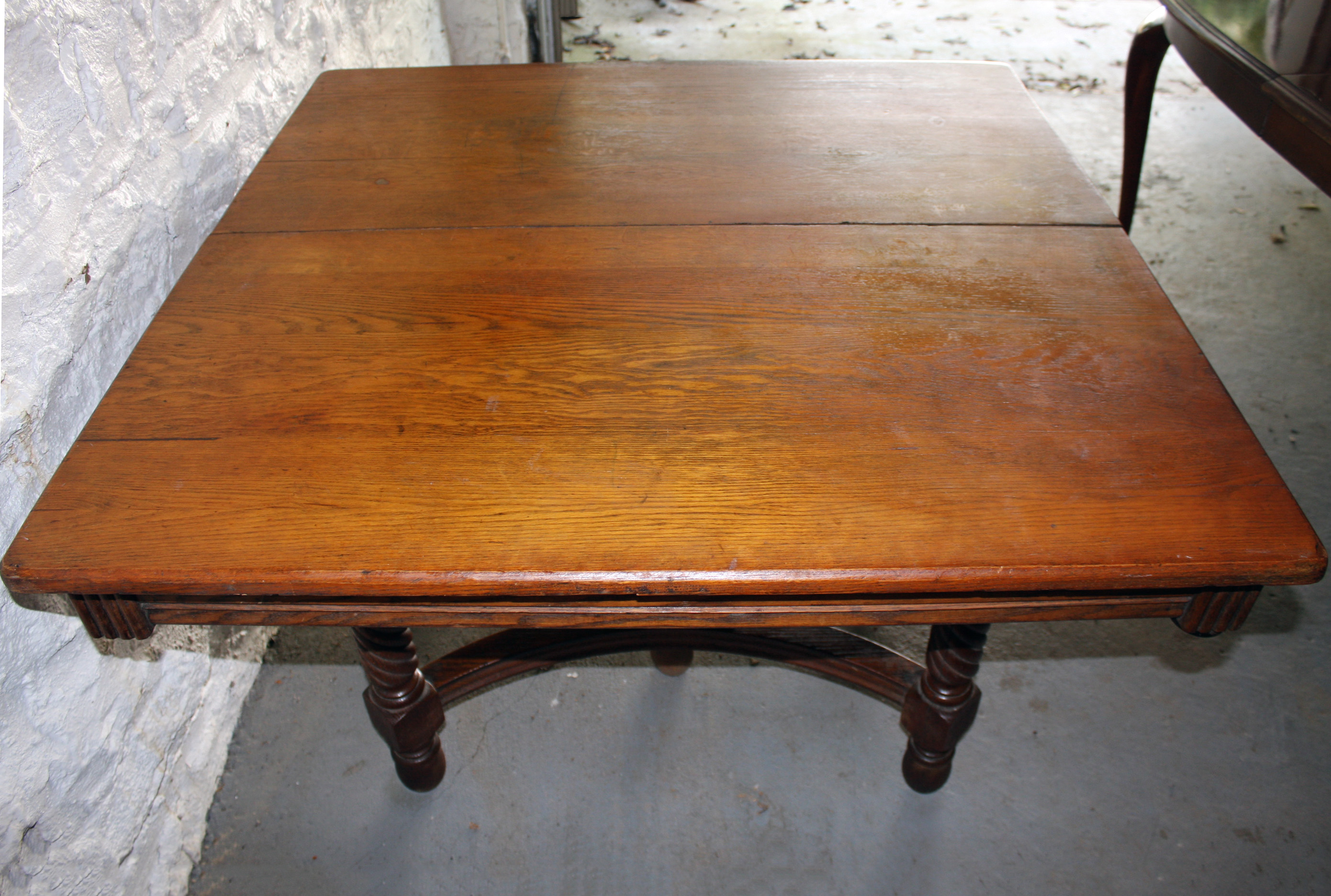 Antique Victorian Eastlake Oak Dining Table EBTH