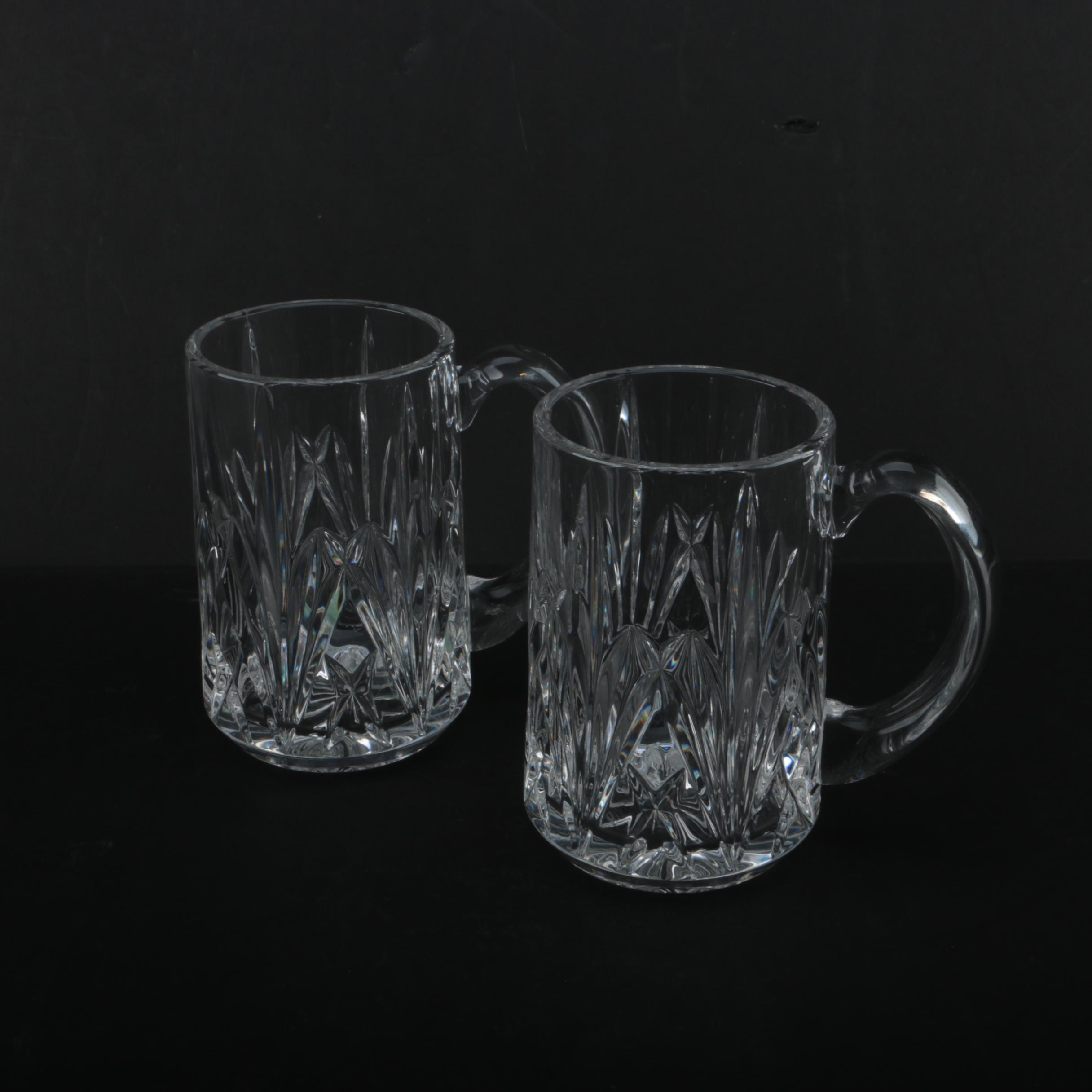Marquis by Waterford Crystal "Brookside" Beer Mugs EBTH