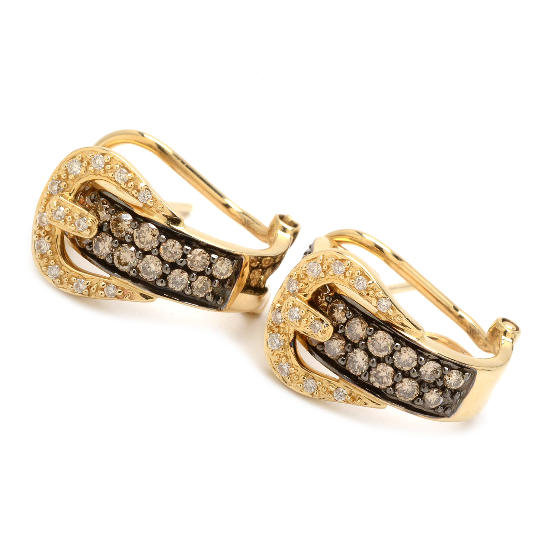 levian buckle earrings