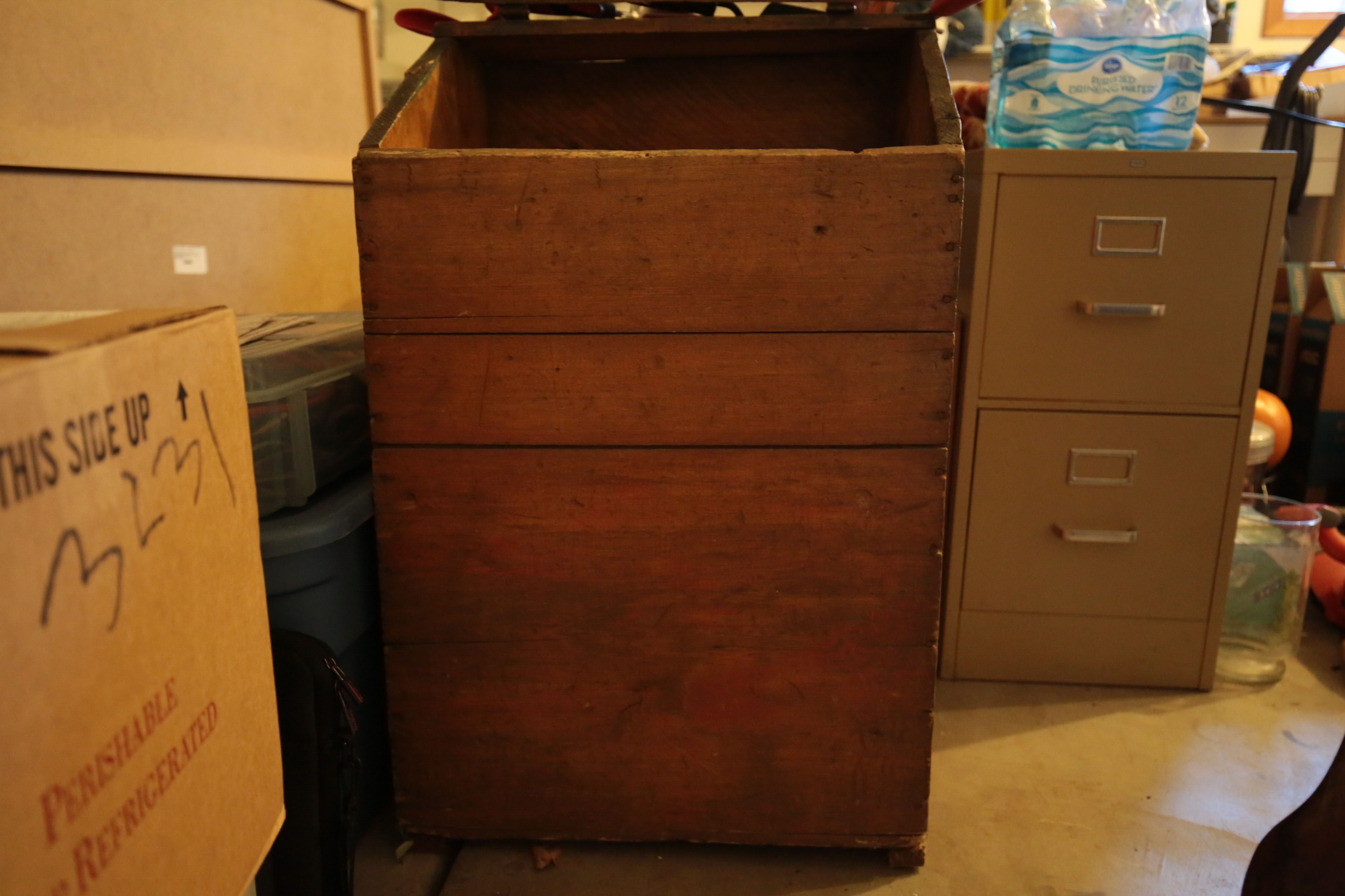 Antique Livestock Feed Bin EBTH