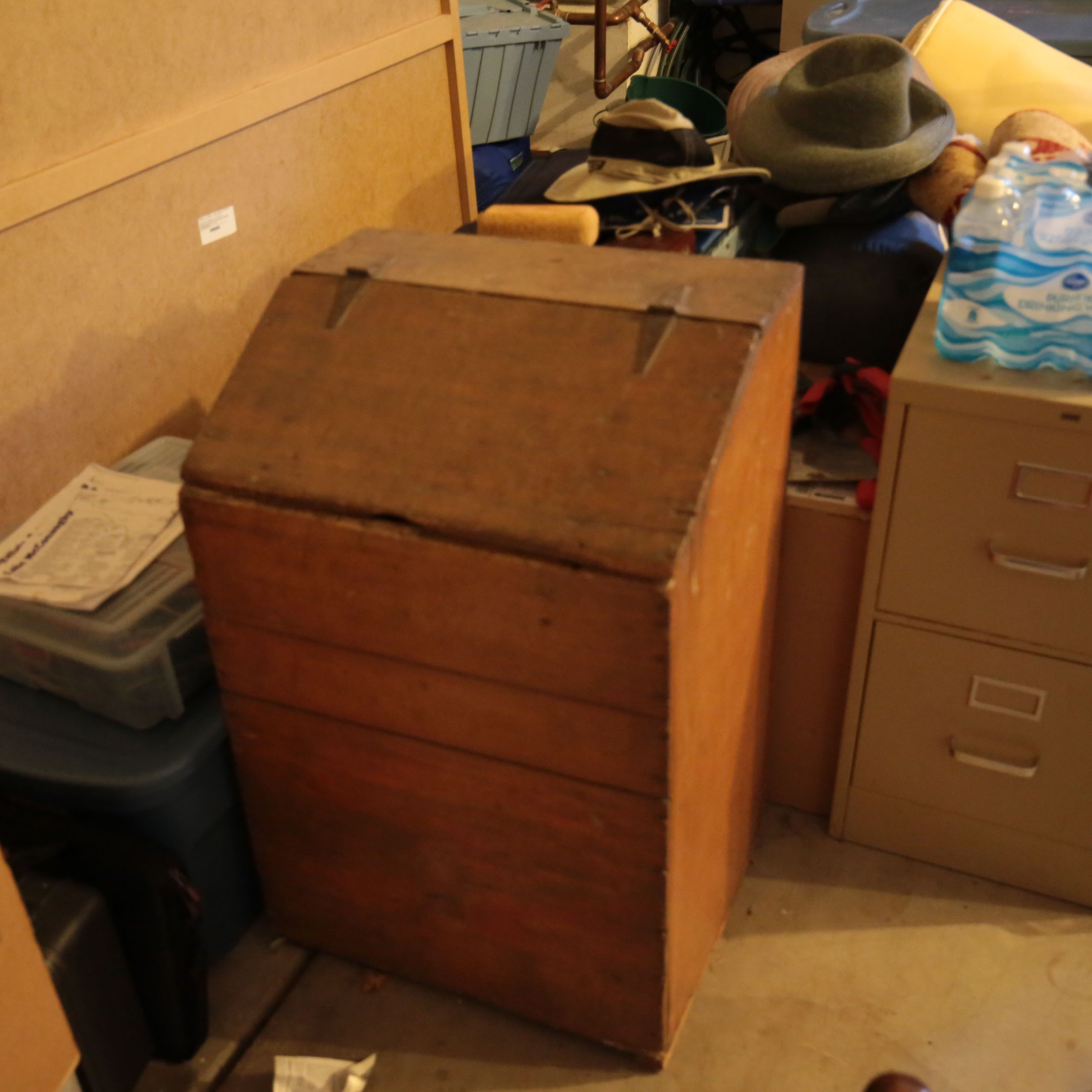 Antique Livestock Feed Bin EBTH