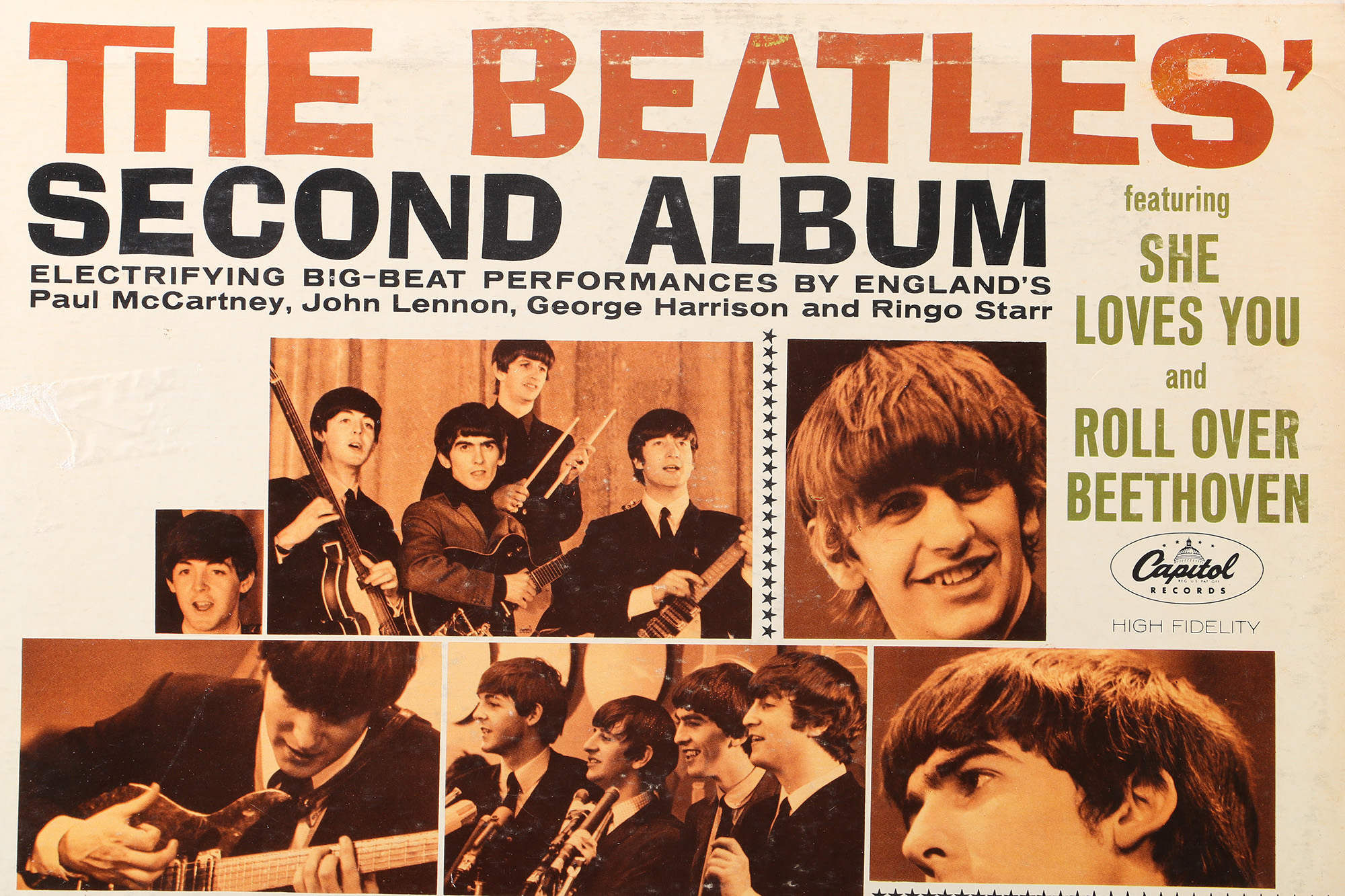 "The Beatles' Second Album" Original US Mono Pressing LP EBTH
