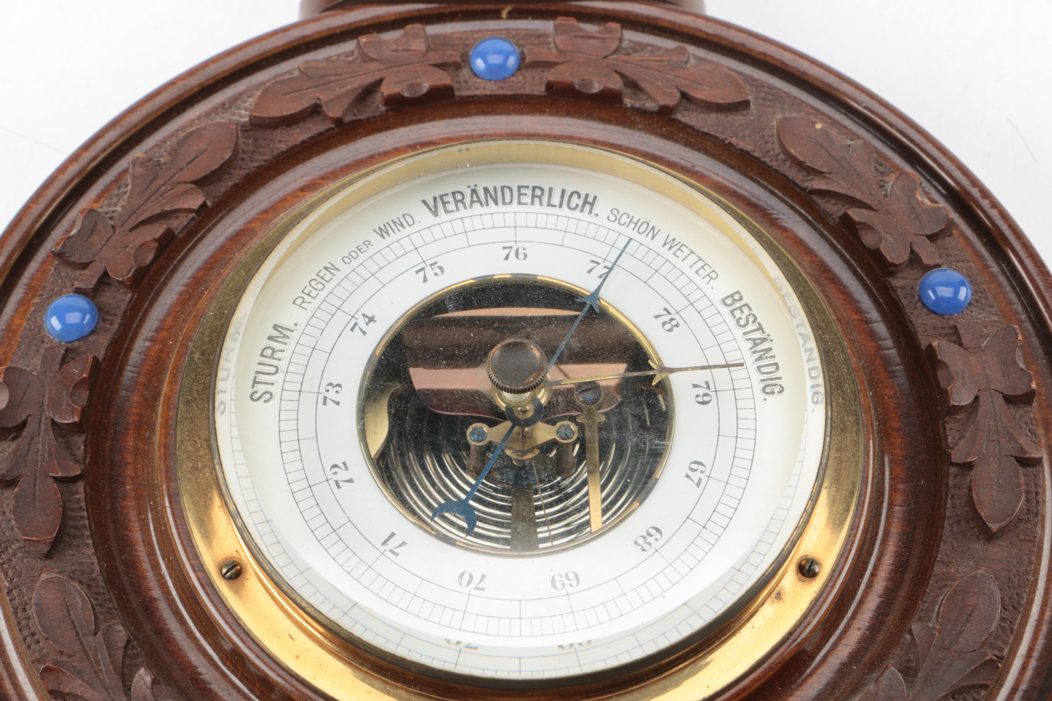 Combination Thermometer and Barometer Item EBTH