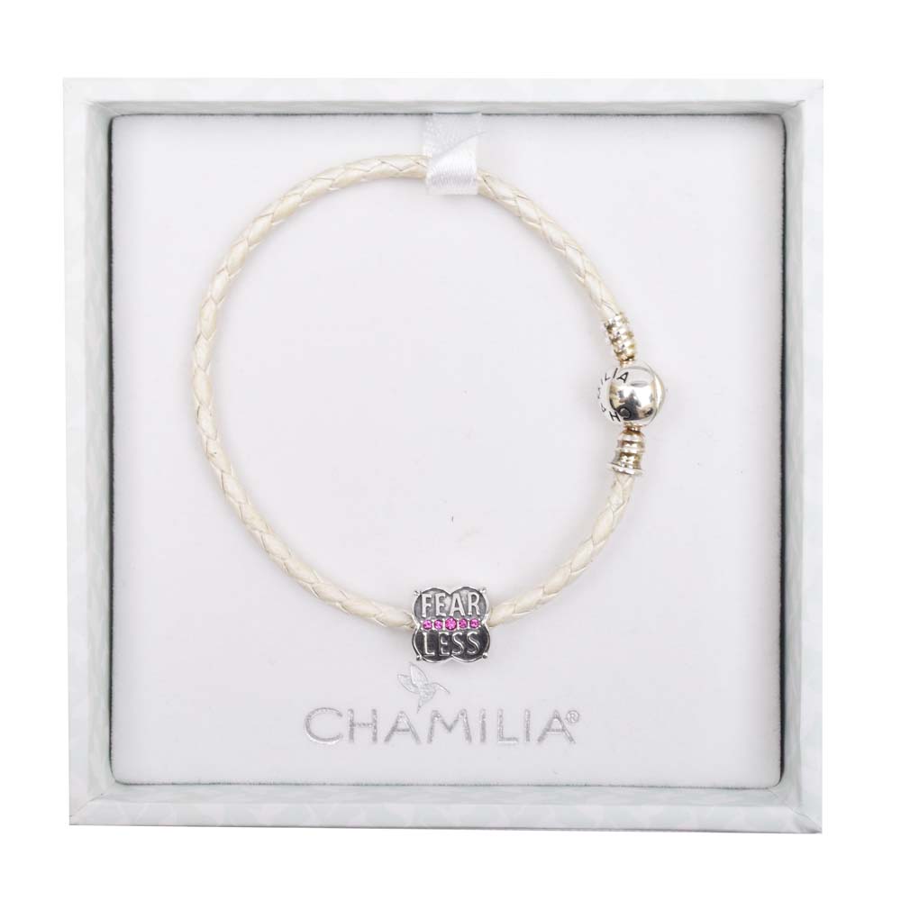 chamilia leather bracelet