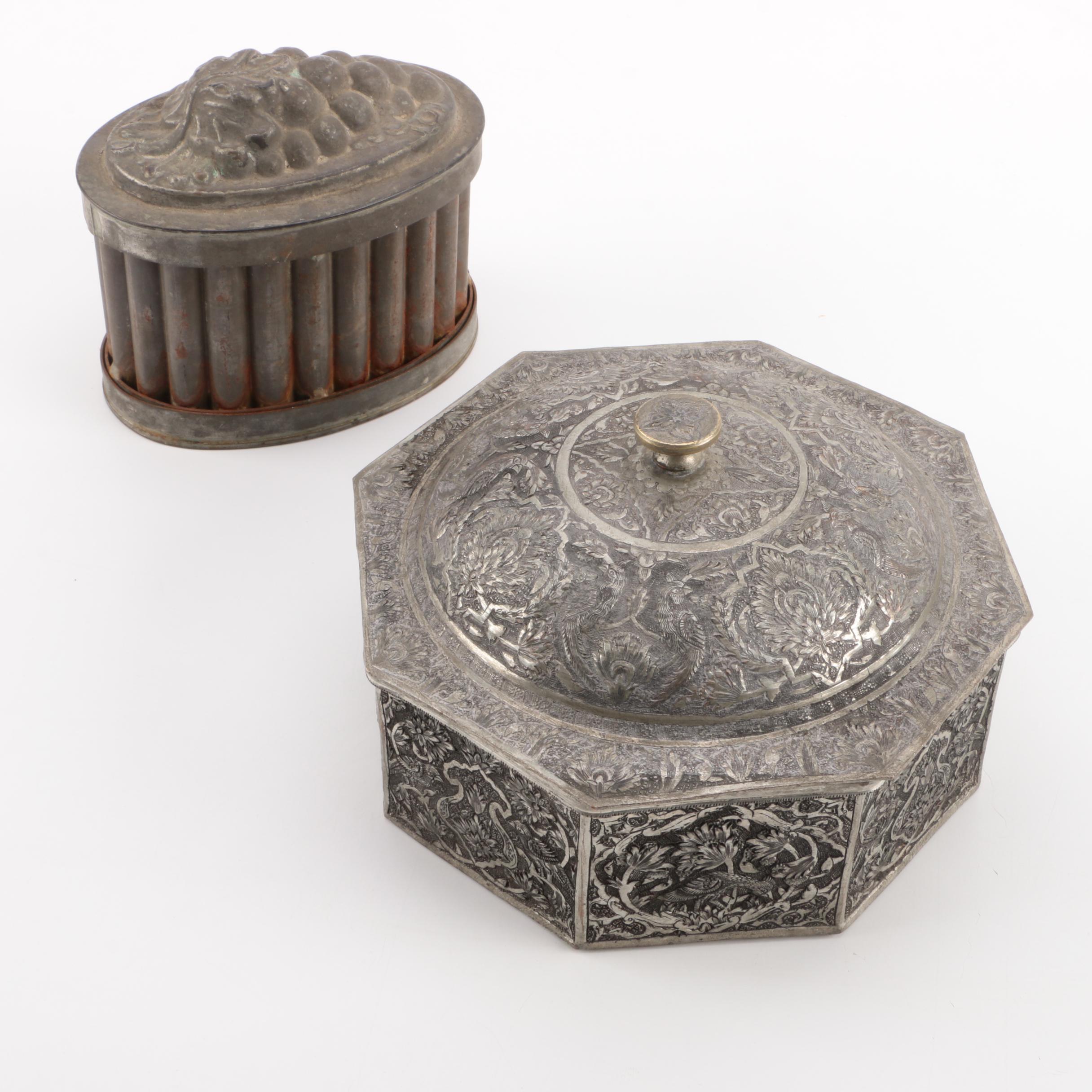 Decorative Metal Containers EBTH