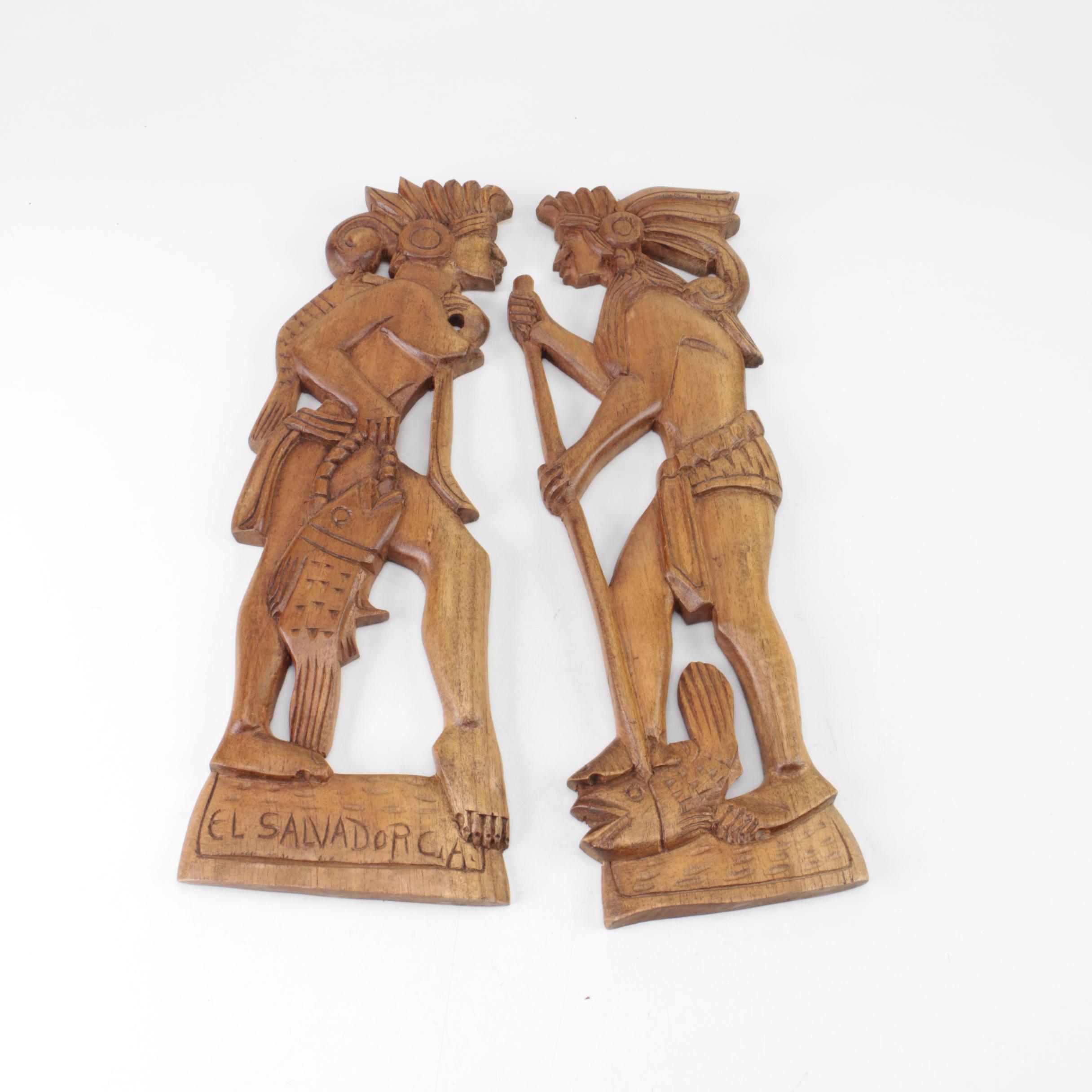Carved Wood Figures from El Salvador EBTH