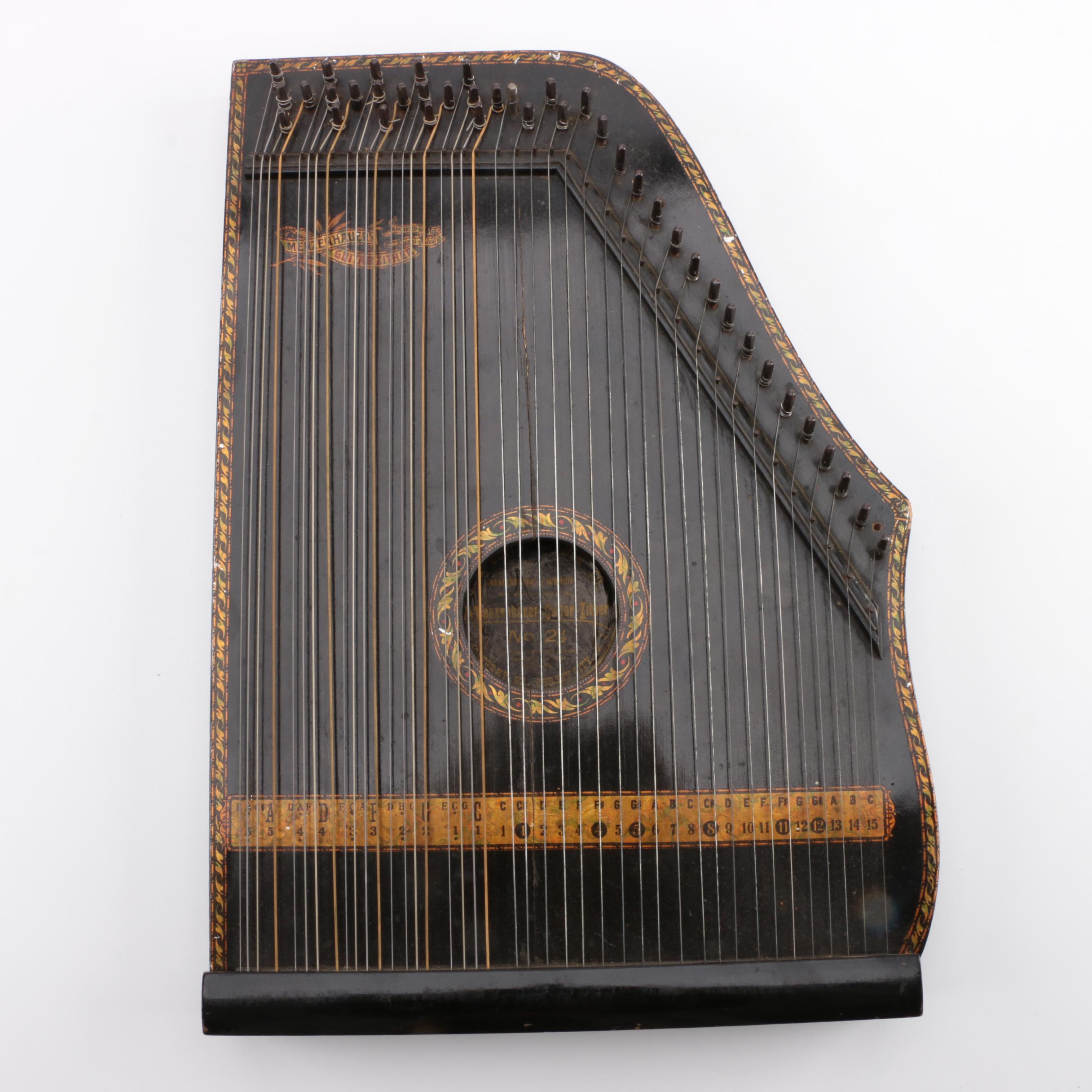 Antique Menzenhauer's GuitarZither No. 2 1/2 EBTH