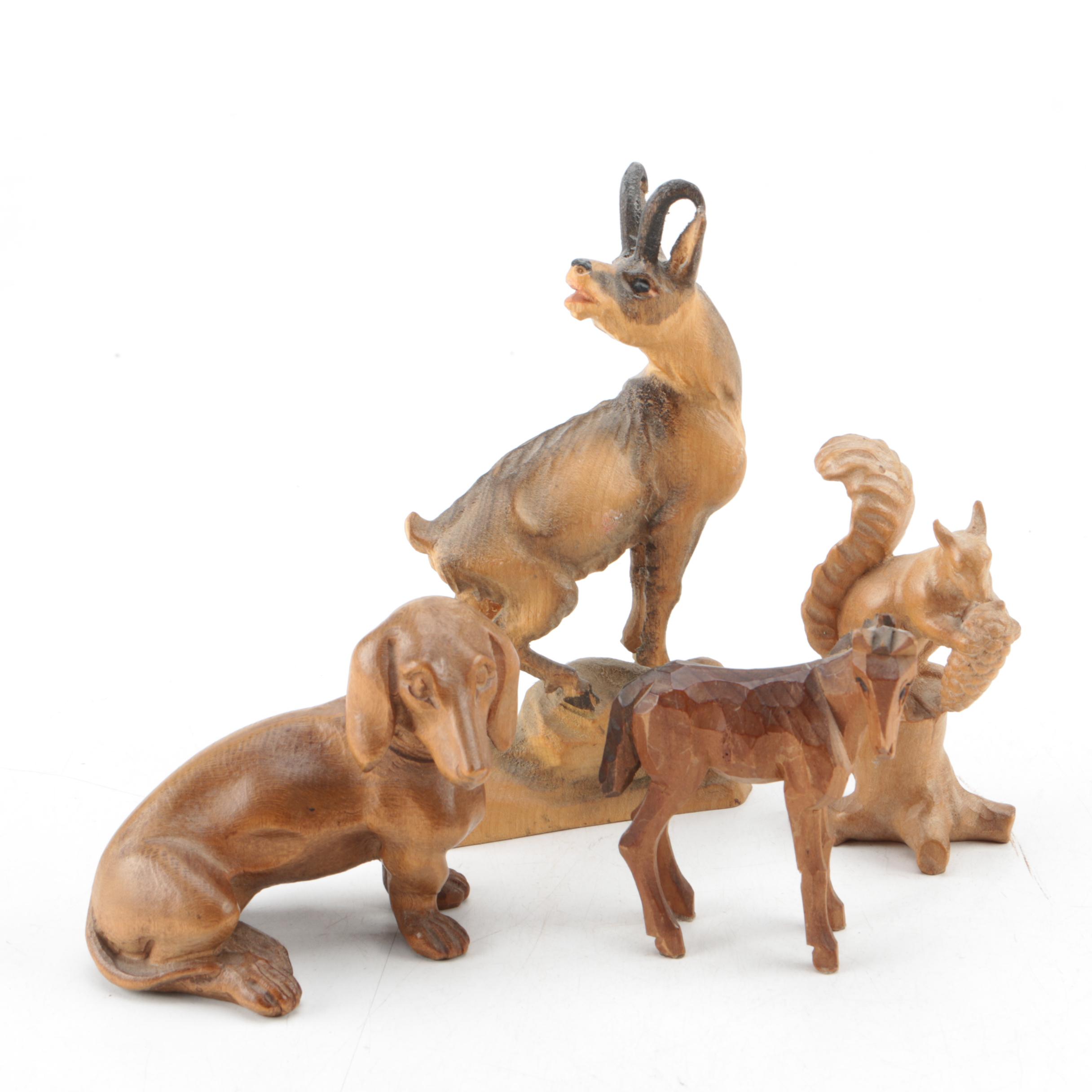 German HandCarved Animal Figurines EBTH