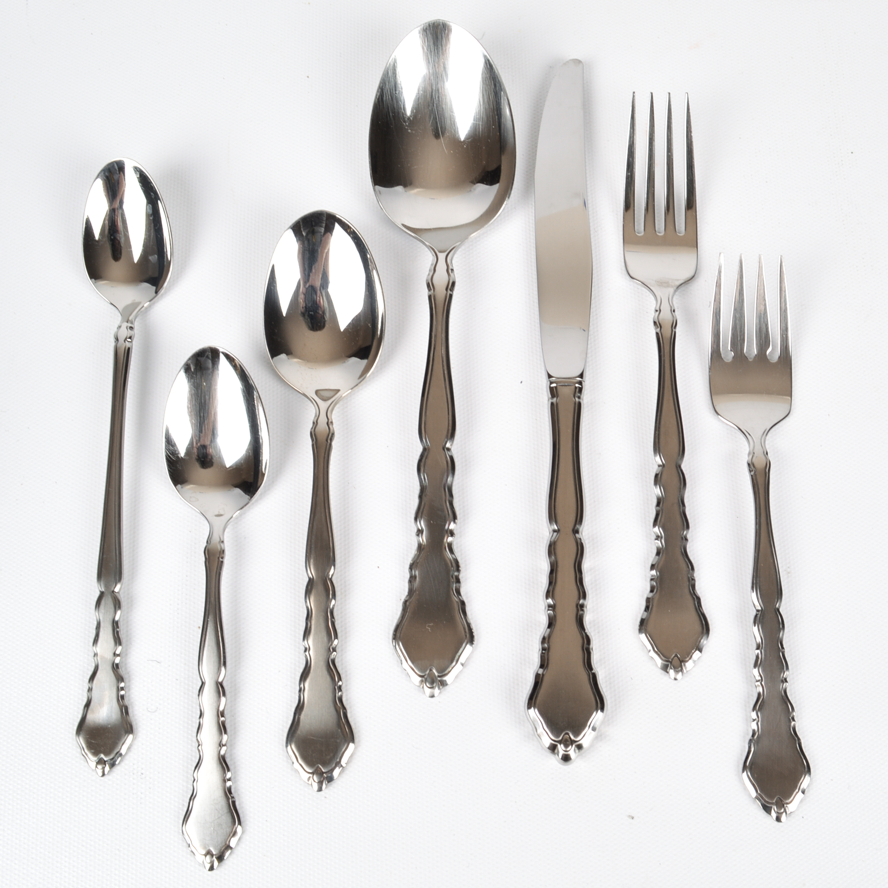 Oneida Community Stainless Steel "Satinique" Flatware EBTH