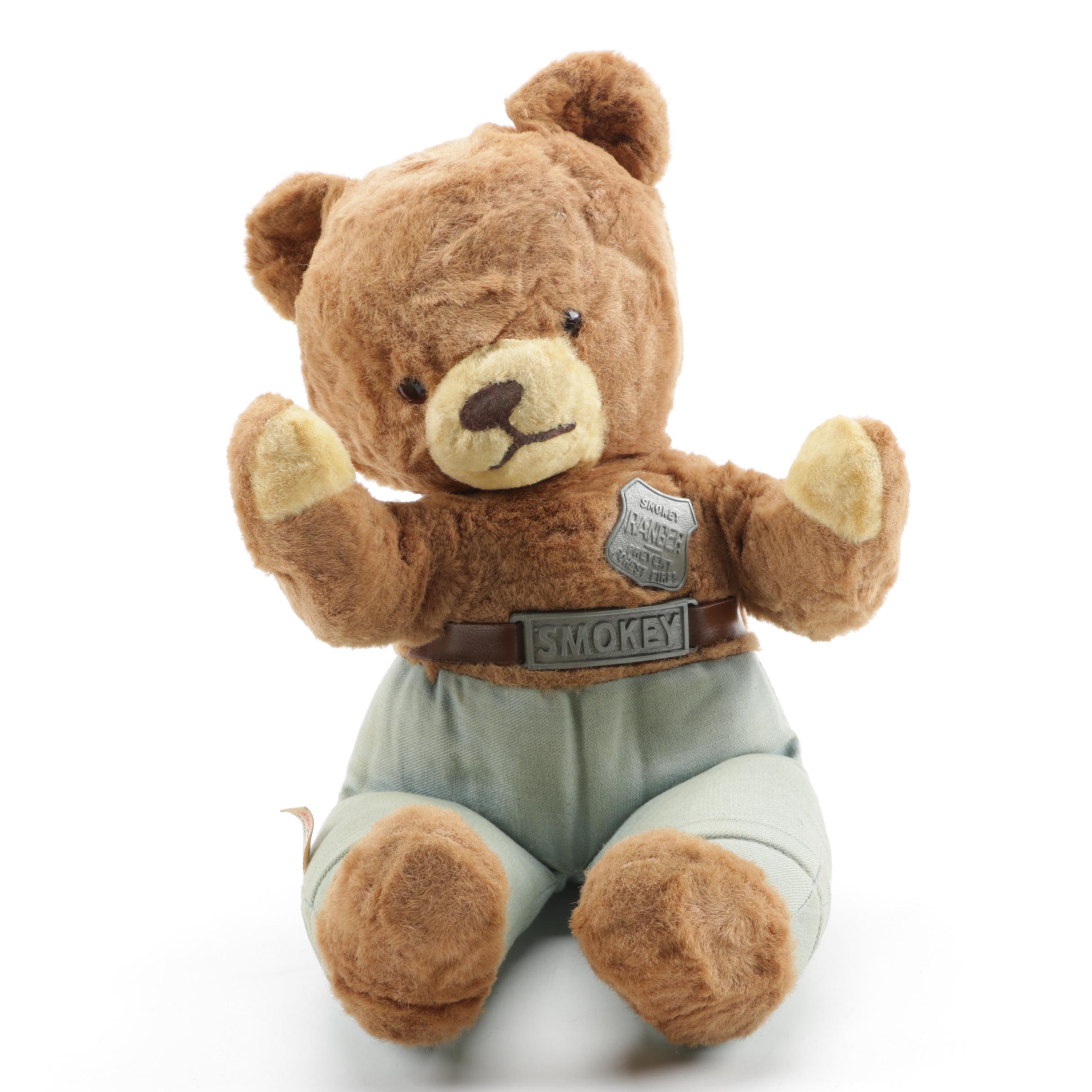 smokey the bear plush doll