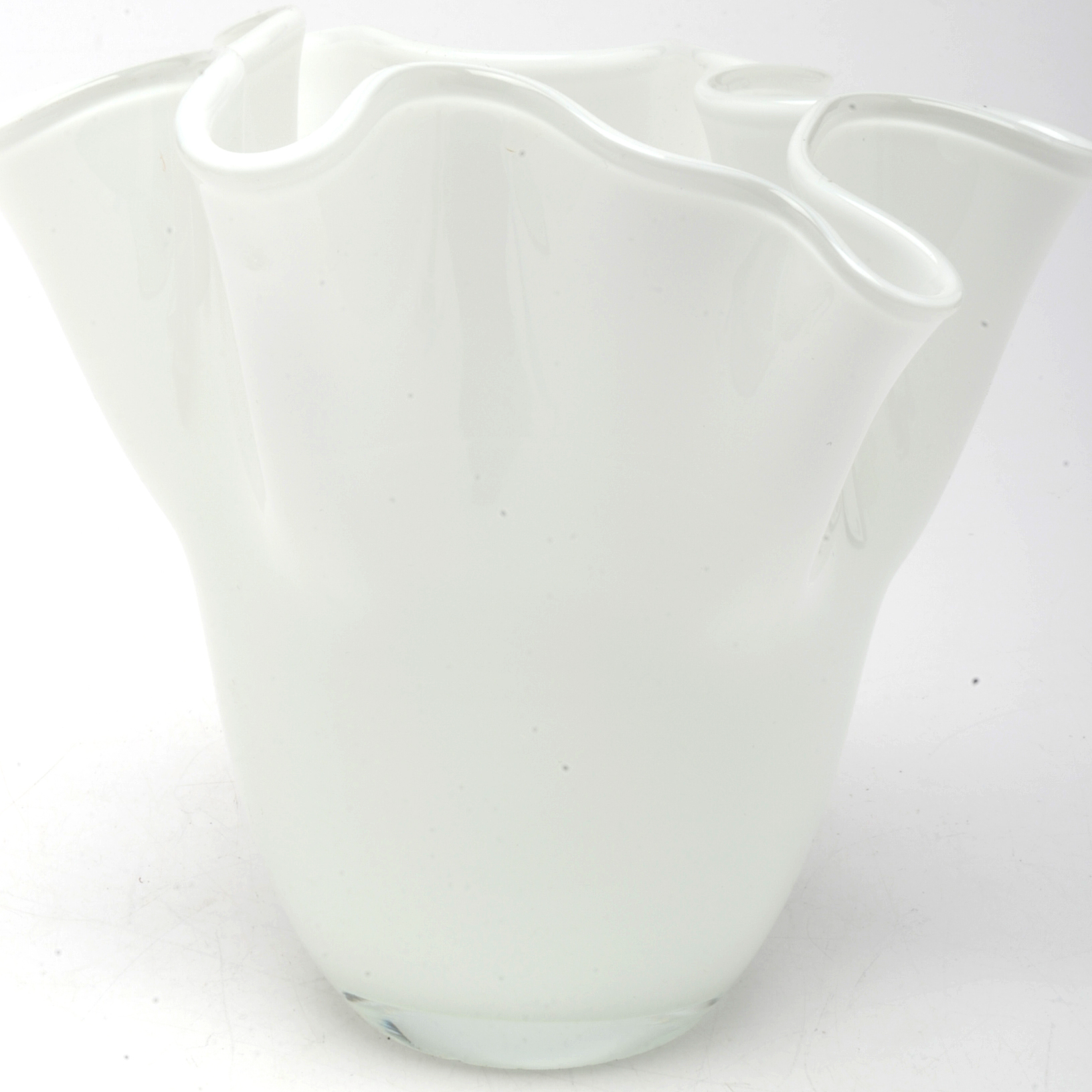 Vintage MidCentury Glass Vase EBTH