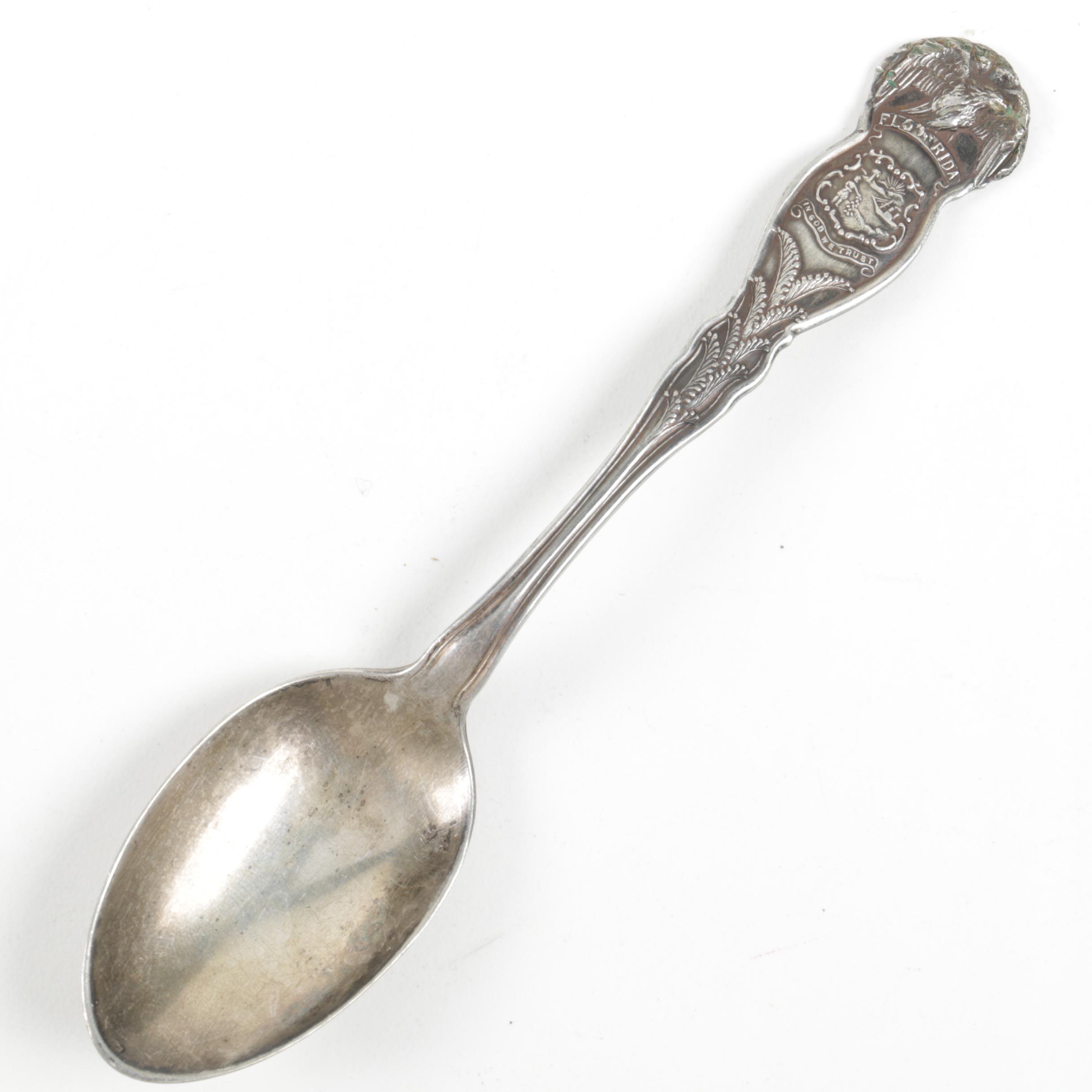 Wm. Rogers & Son Silver Plate Souvenir Spoons with 1847 Roger Bros