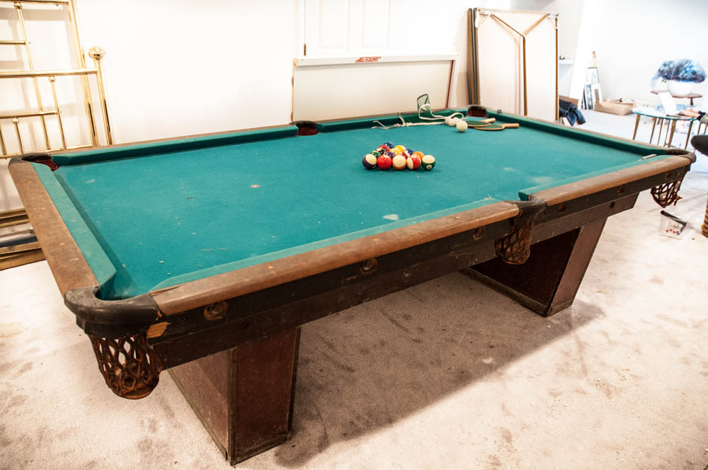The National Billiard Mfg Co. Pool Table EBTH