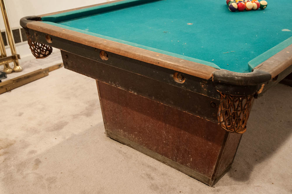 The National Billiard Mfg Co. Pool Table EBTH