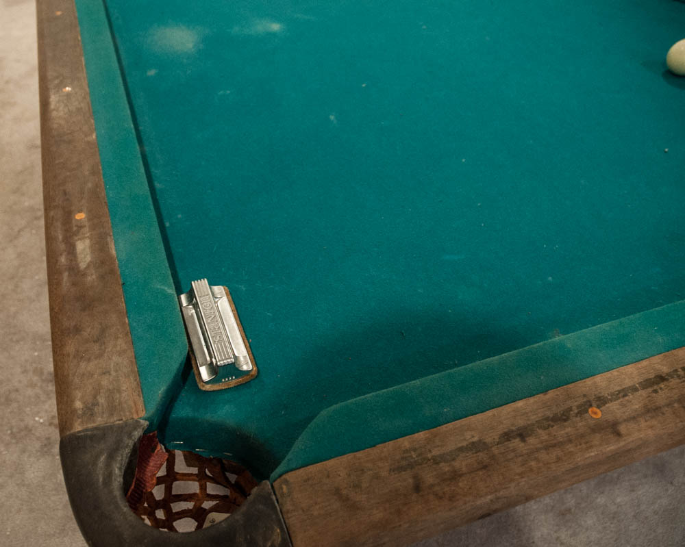 The National Billiard Mfg Co. Pool Table EBTH