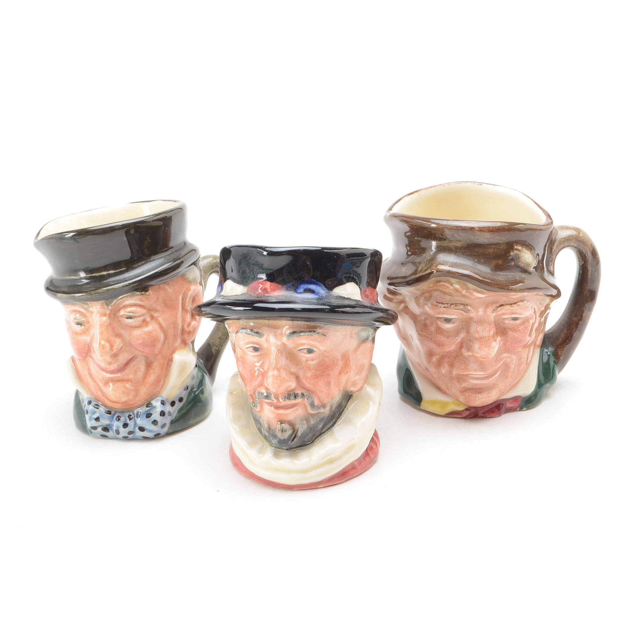Small Group of Miniature Royal Doulton Toby Mugs EBTH