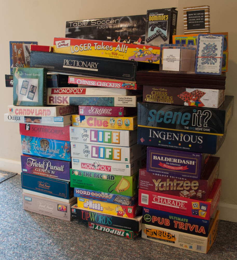 Large Collection of Board Games EBTH