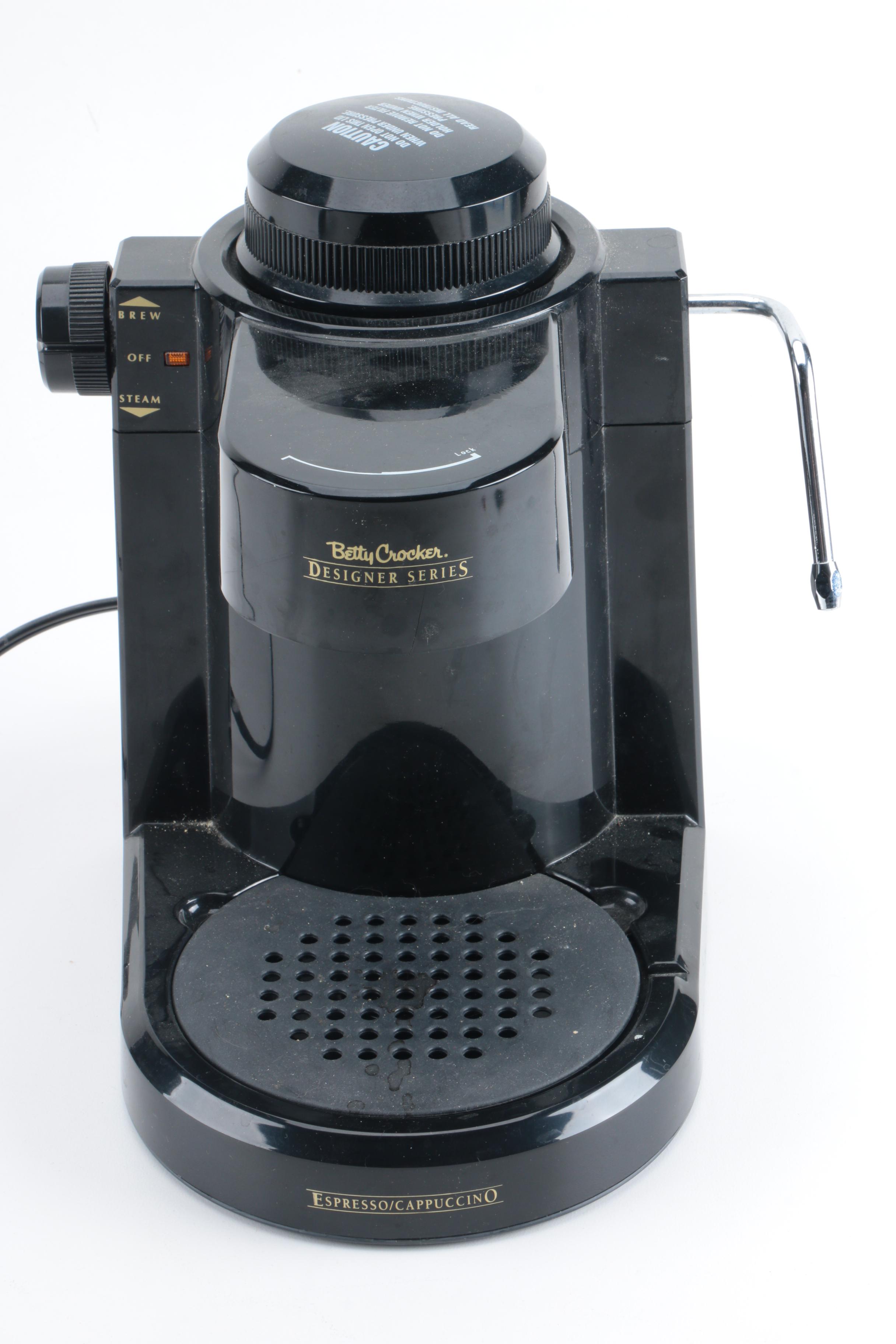 Betty Crock Designer Series Espresso Coffee Maker EBTH
