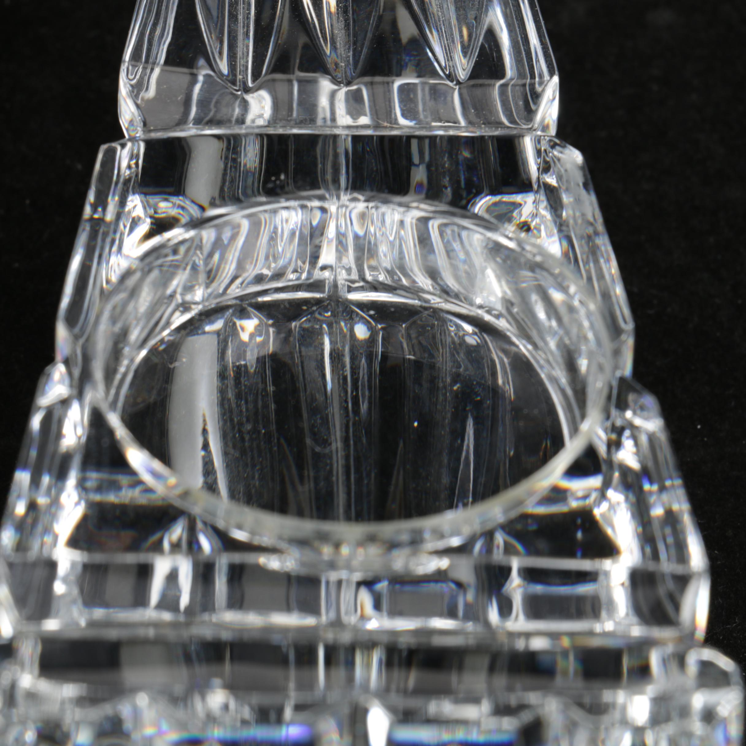 Waterford Crystal Obelisk Clock EBTH