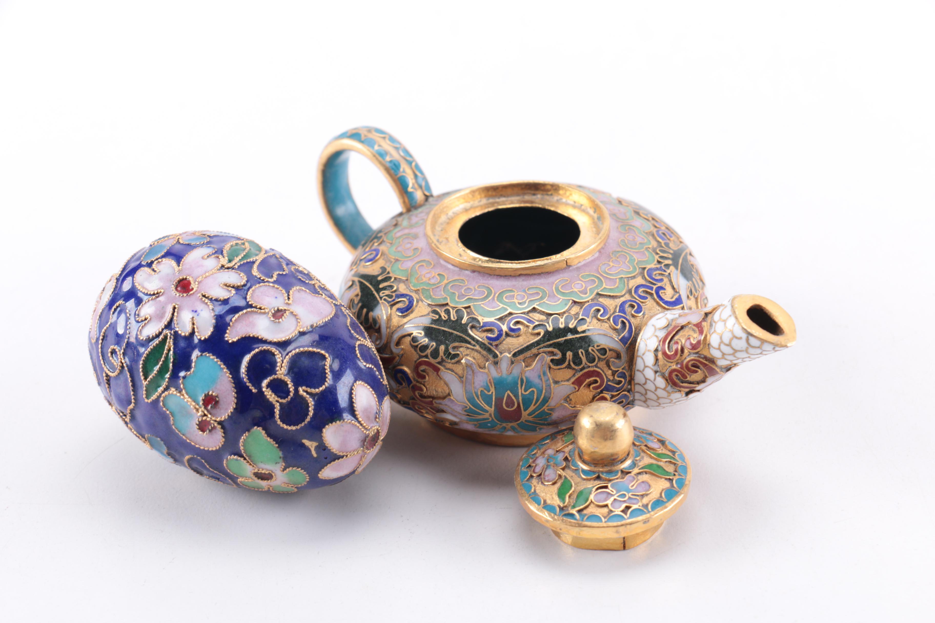 Chinese Cloisonne Assortment EBTH