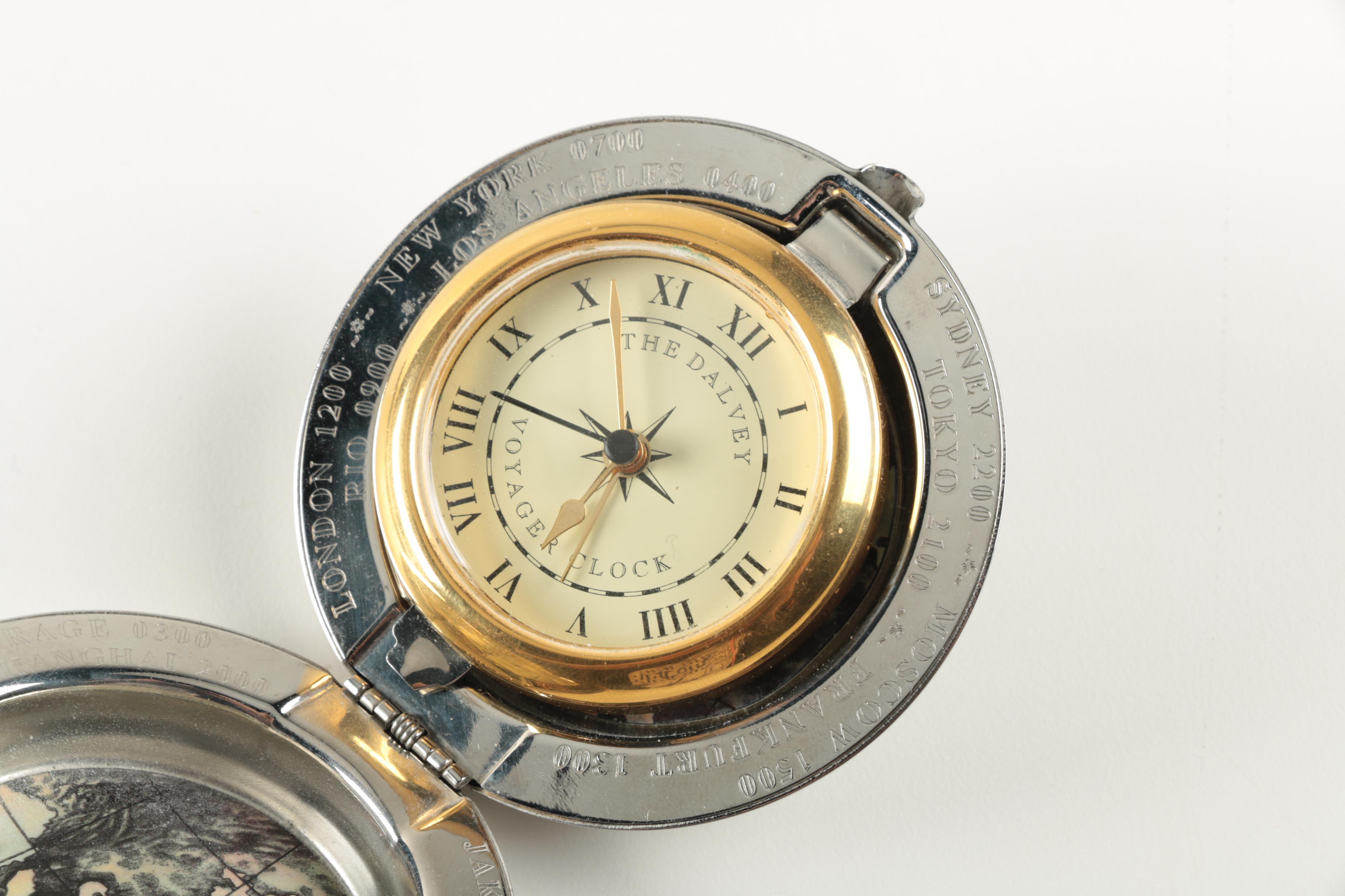 Dalvey "Voyager" Travel Alarm Clock EBTH