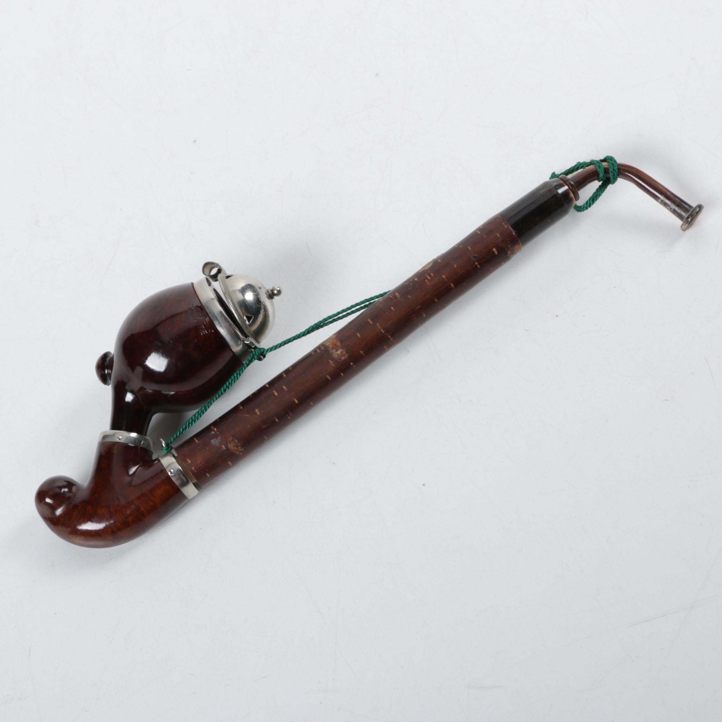 Long Stem Briar Smoking Pipe EBTH