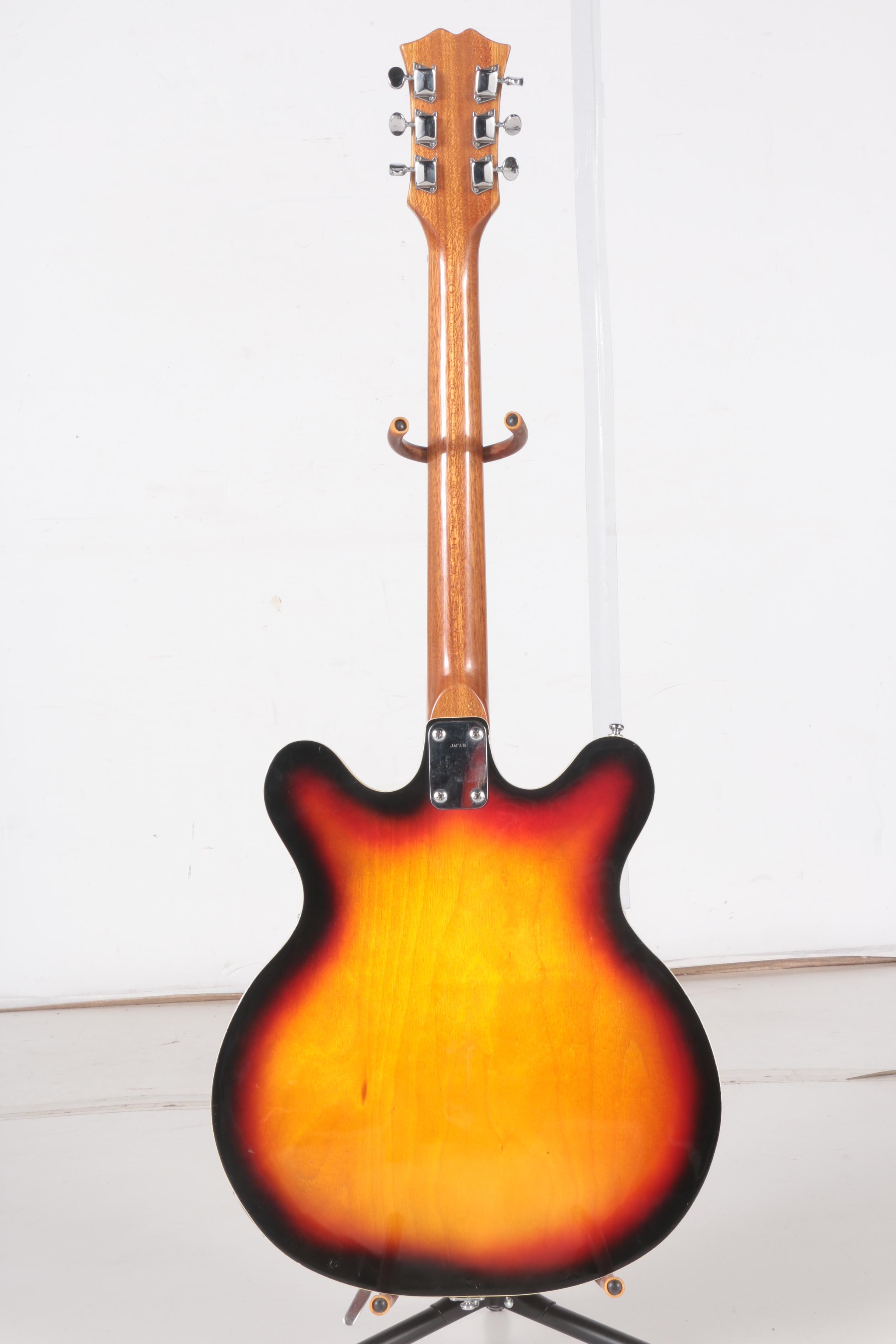 1960s Atlas SemiHollow Body Electric Guitar and Case EBTH