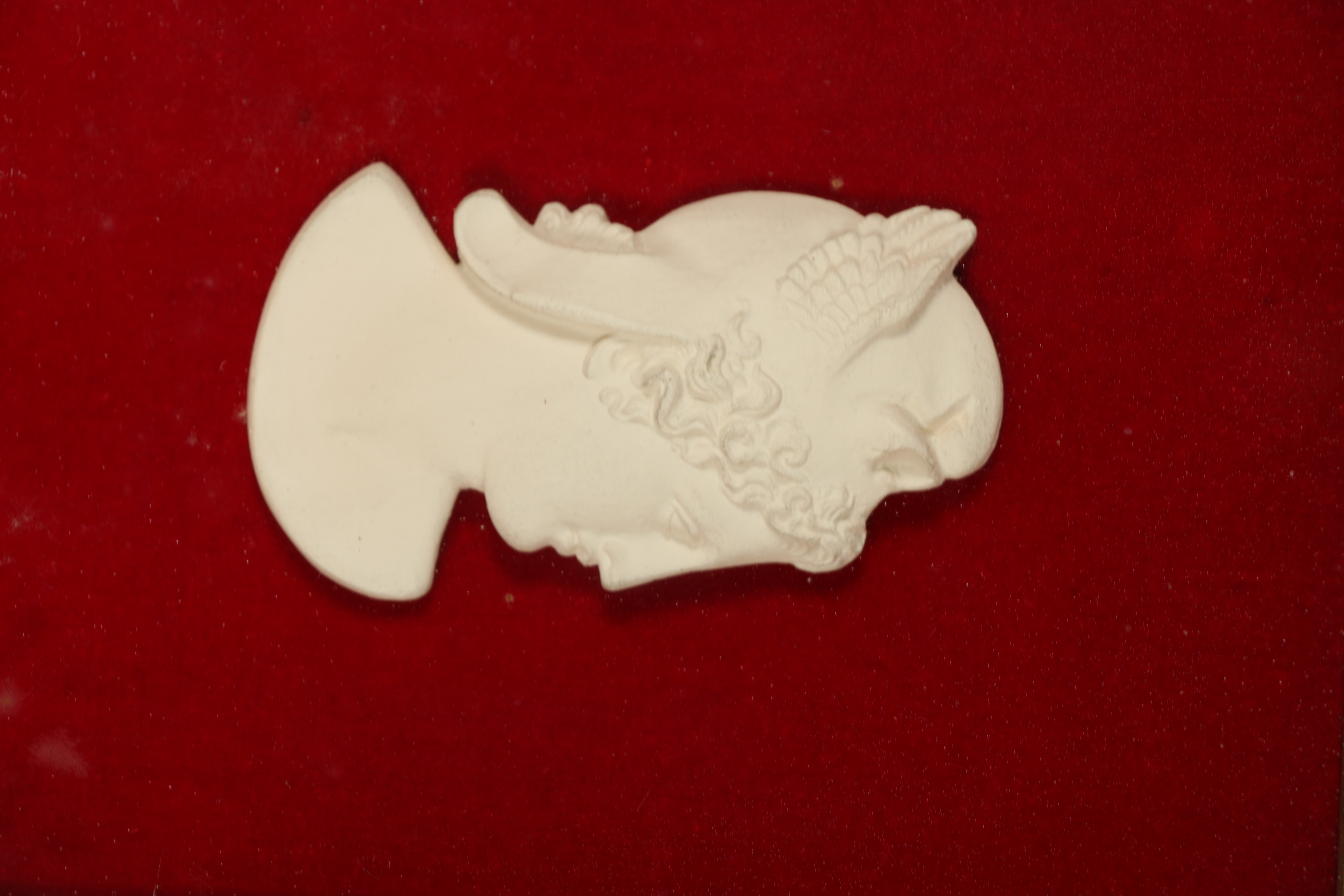 Pair of Ceramic Bust Sculptures of Diana and Mercury EBTH