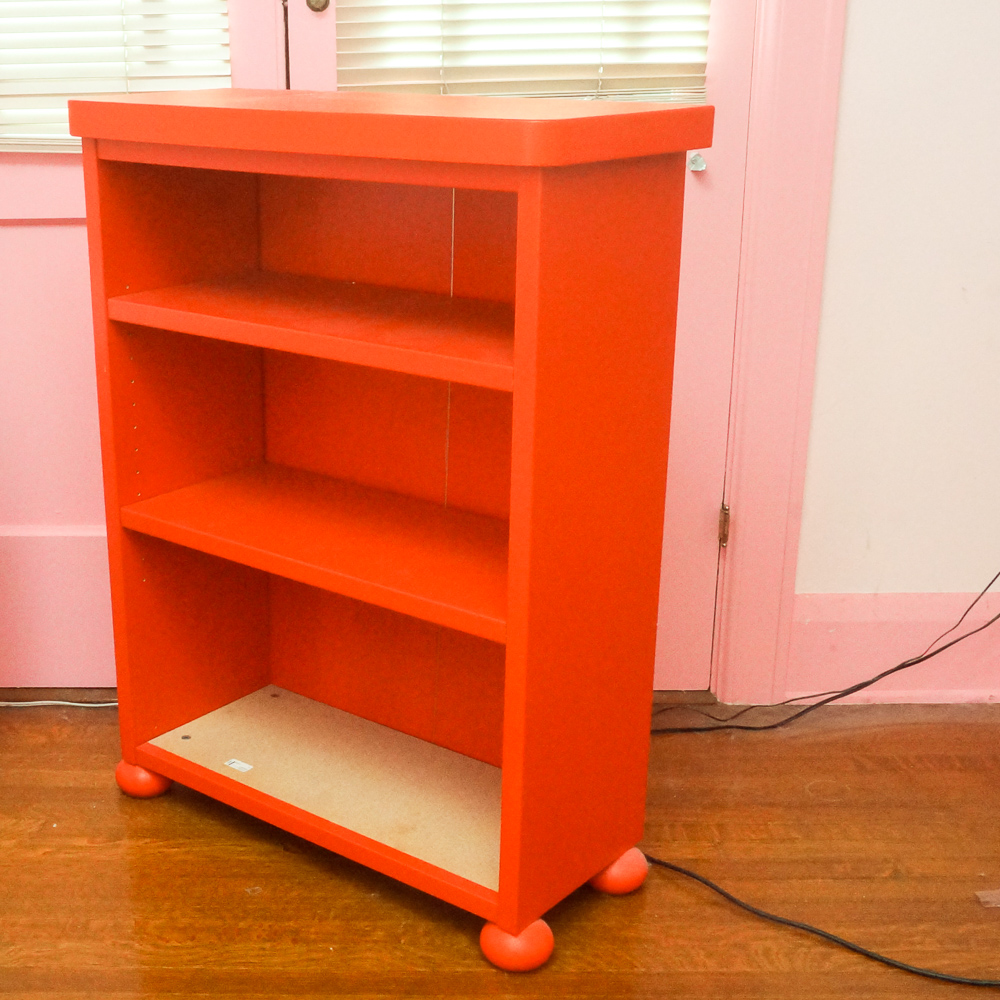 Children's Bookcase in Red EBTH