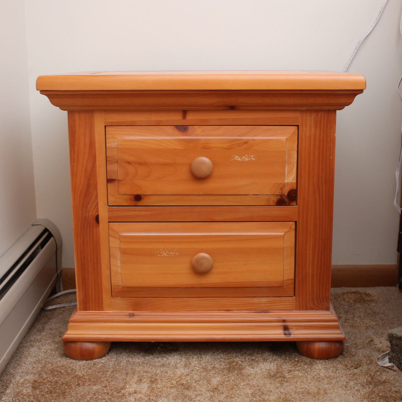Pine Nightstand by Broyhill EBTH