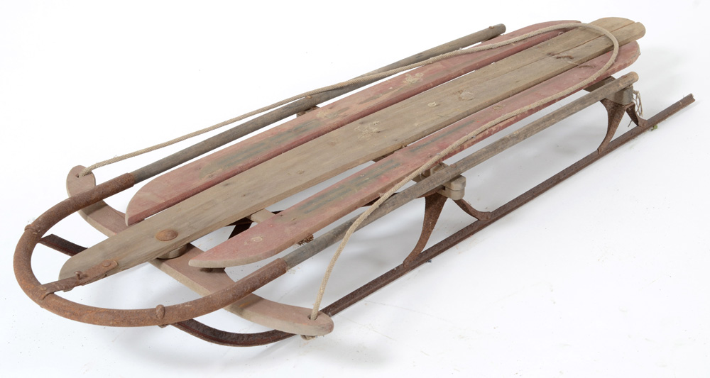 Vintage Steel Runner Sleds | EBTH